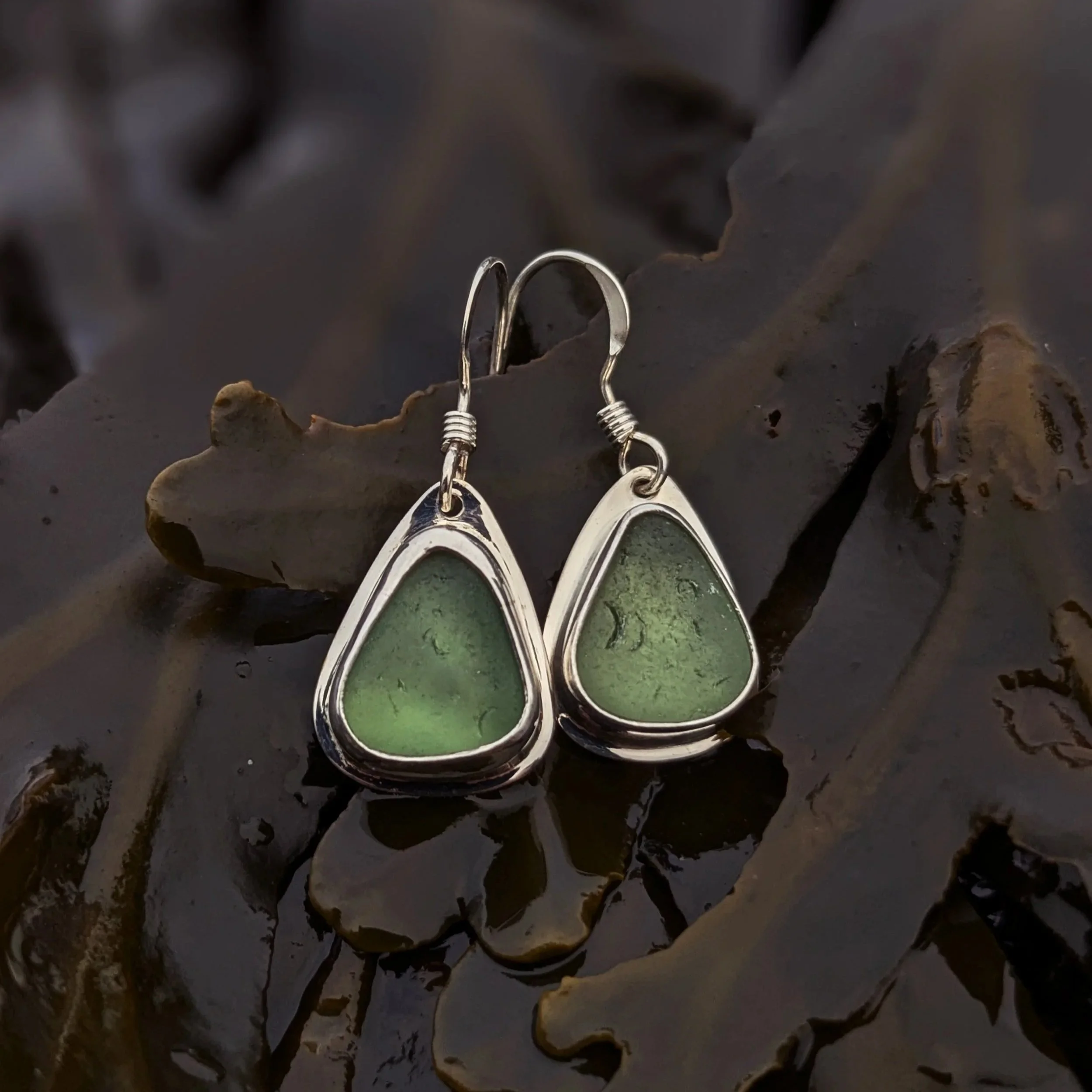 Loch | Genuine Sea Glass Earrings