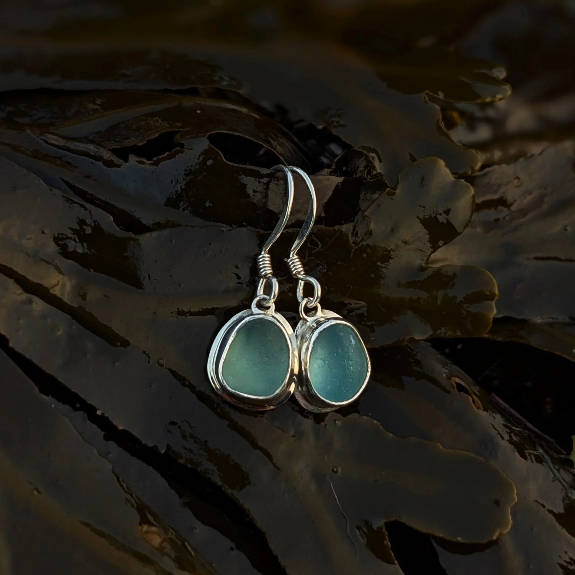 Salt | Genuine Sea Glass Earrings