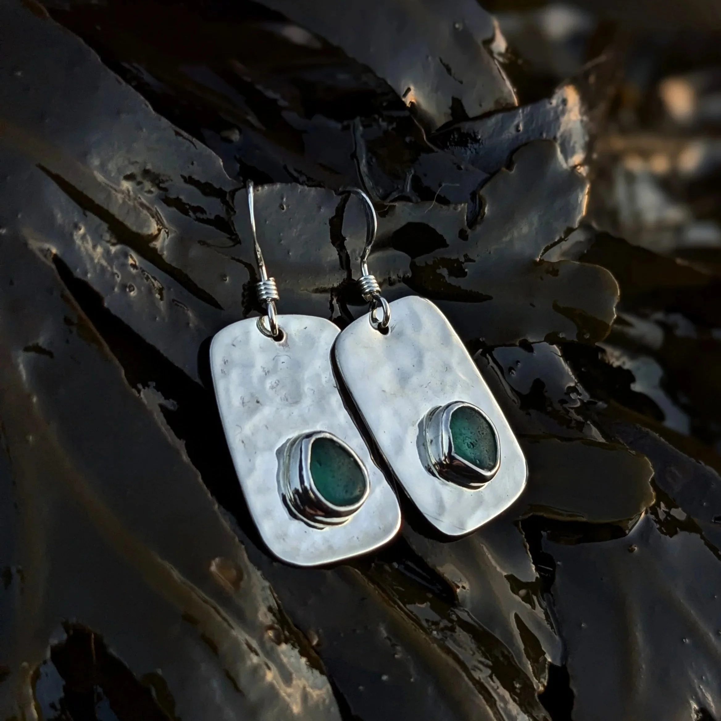 Swell | Genuine Sea Glass Earrings