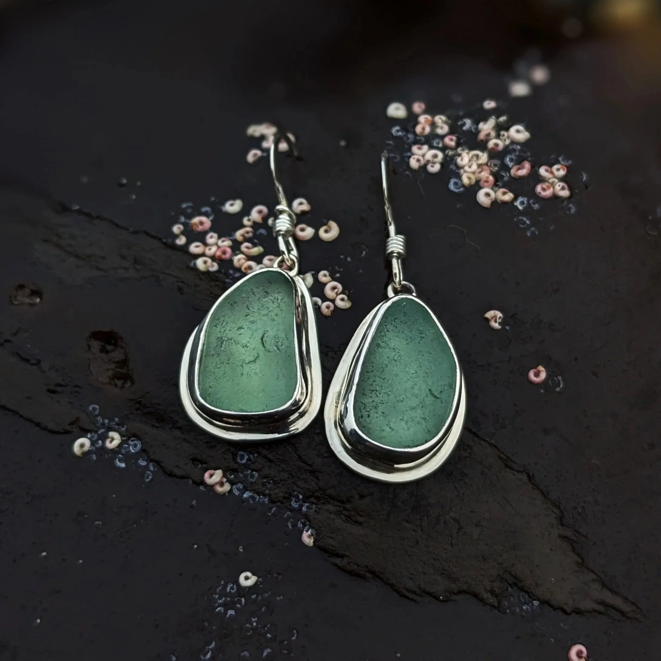 Sea | Genuine Sea Glass Earrings