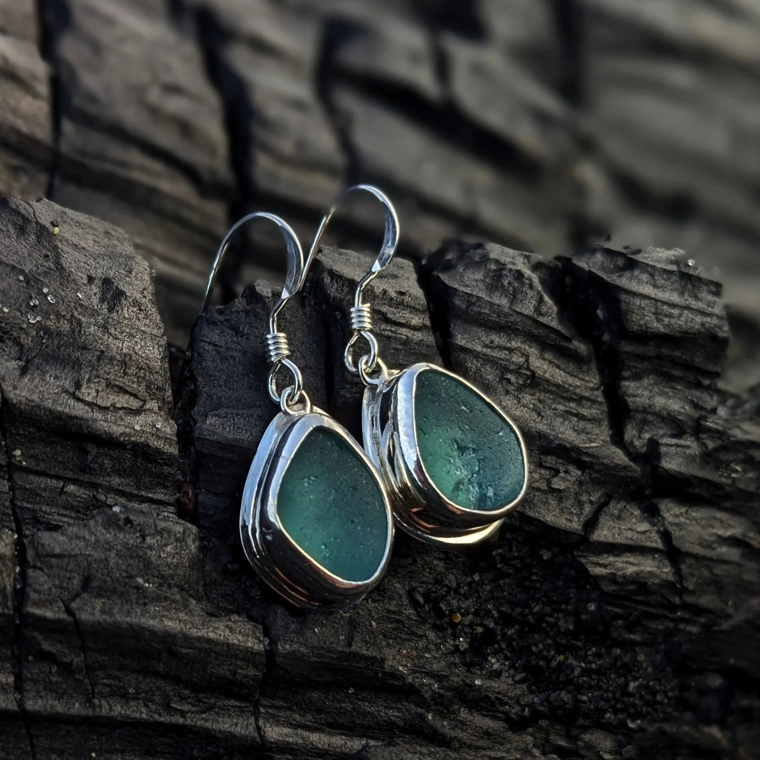 Soak | Genuine Sea Glass Earrings