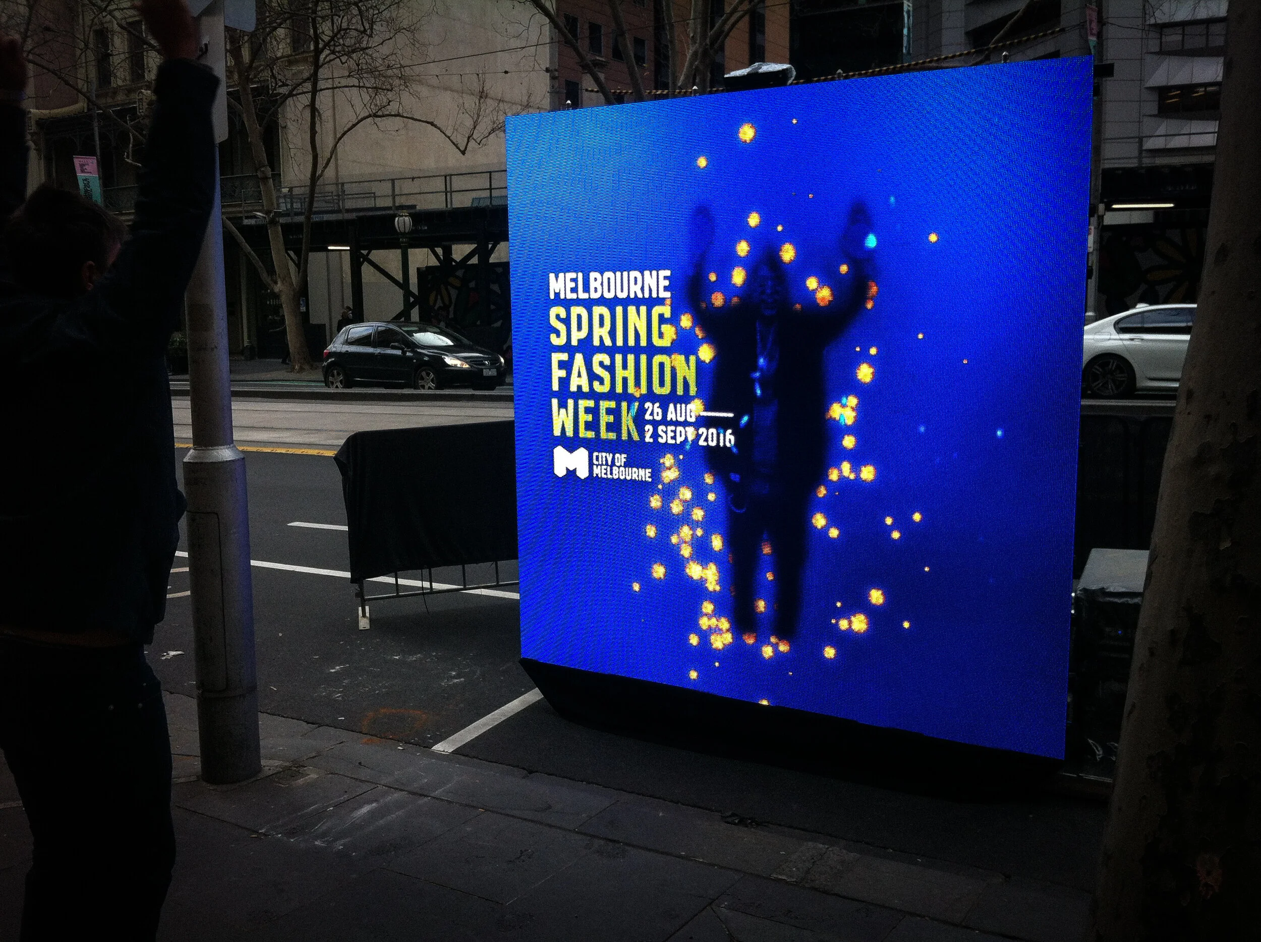 Interactive Billboards \ Melbourne Spring Fashion Week