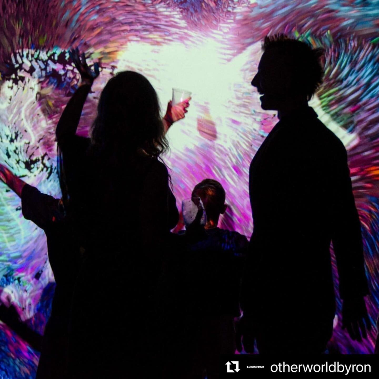 If you find yourself up in @byron.bay.nsw I&rsquo;ve got a couple of vibrant interactive works on exhibition at @otherworldbyron immersive art gallery! #interactiondesign #experiential #motiondesign #interactive #realtimevfx #digitalart #touchdesigne
