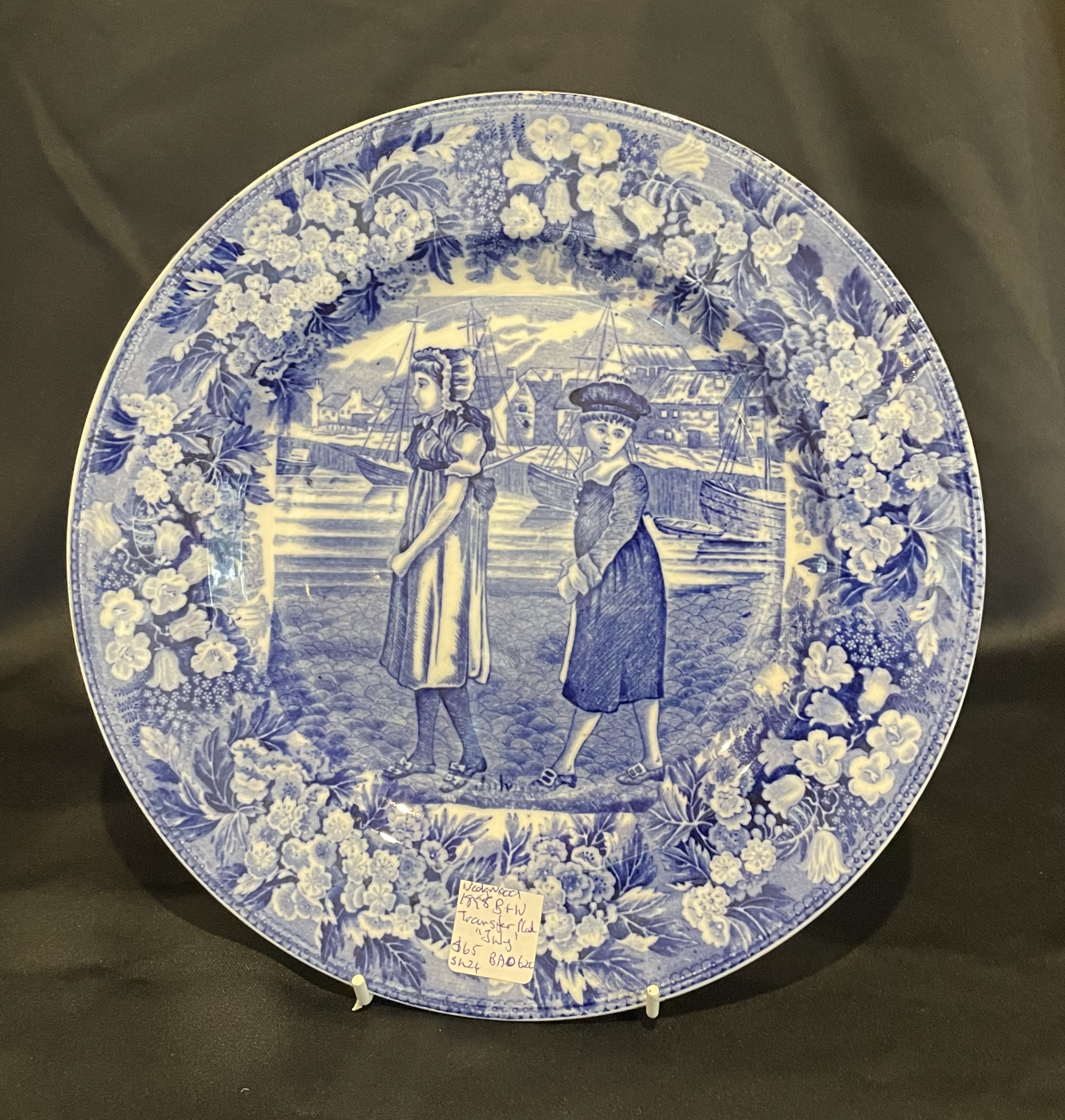1898 Wedgwood July plate