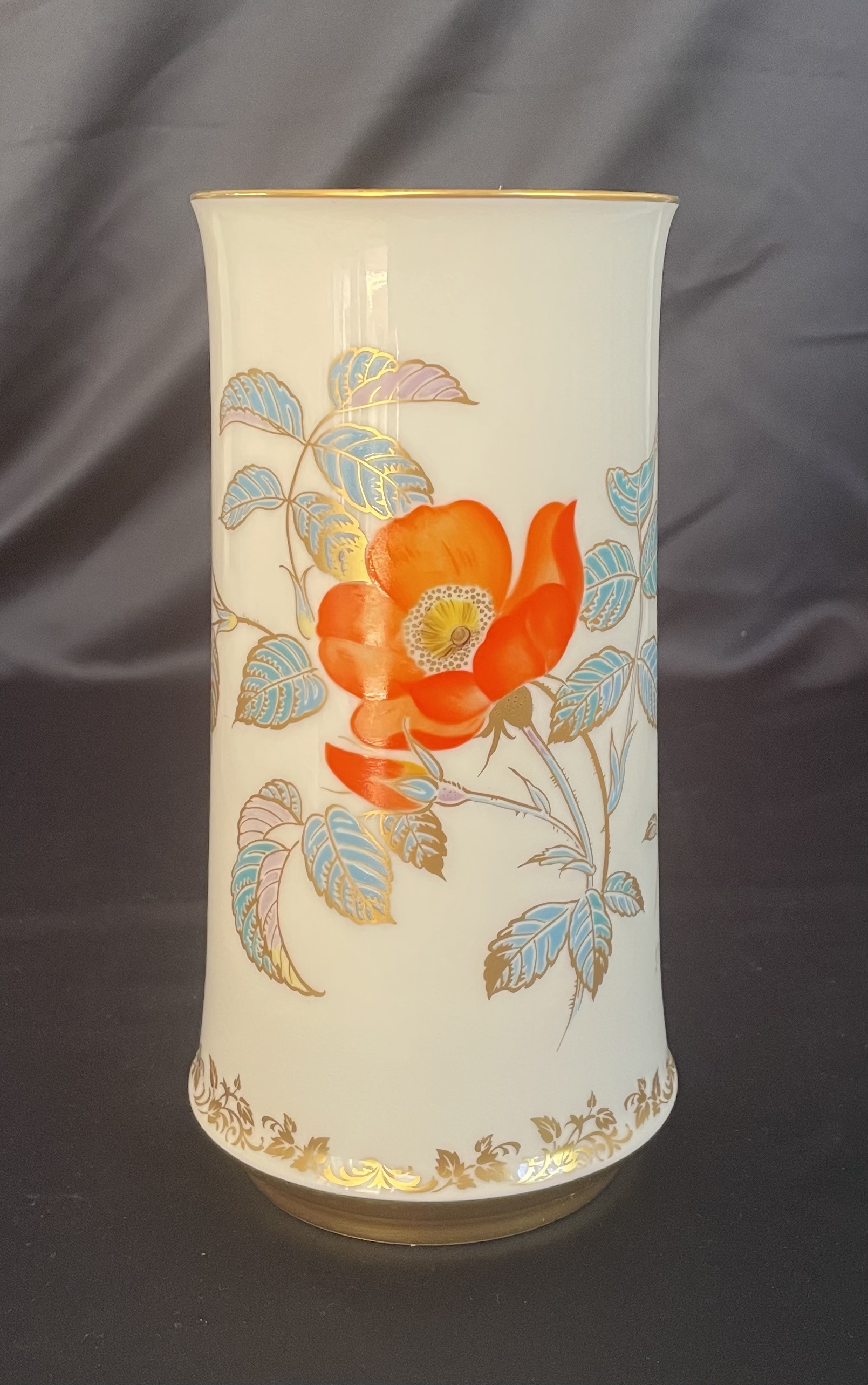 1954 Noritake Vase Hand Painted by I. Takeshi