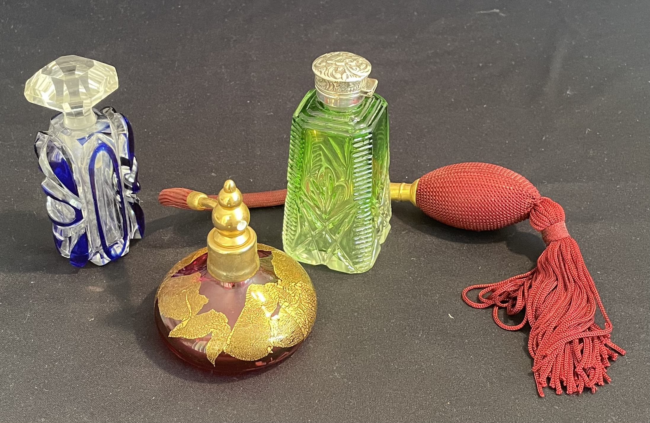 20th C Perfume Bottles and Atomiser