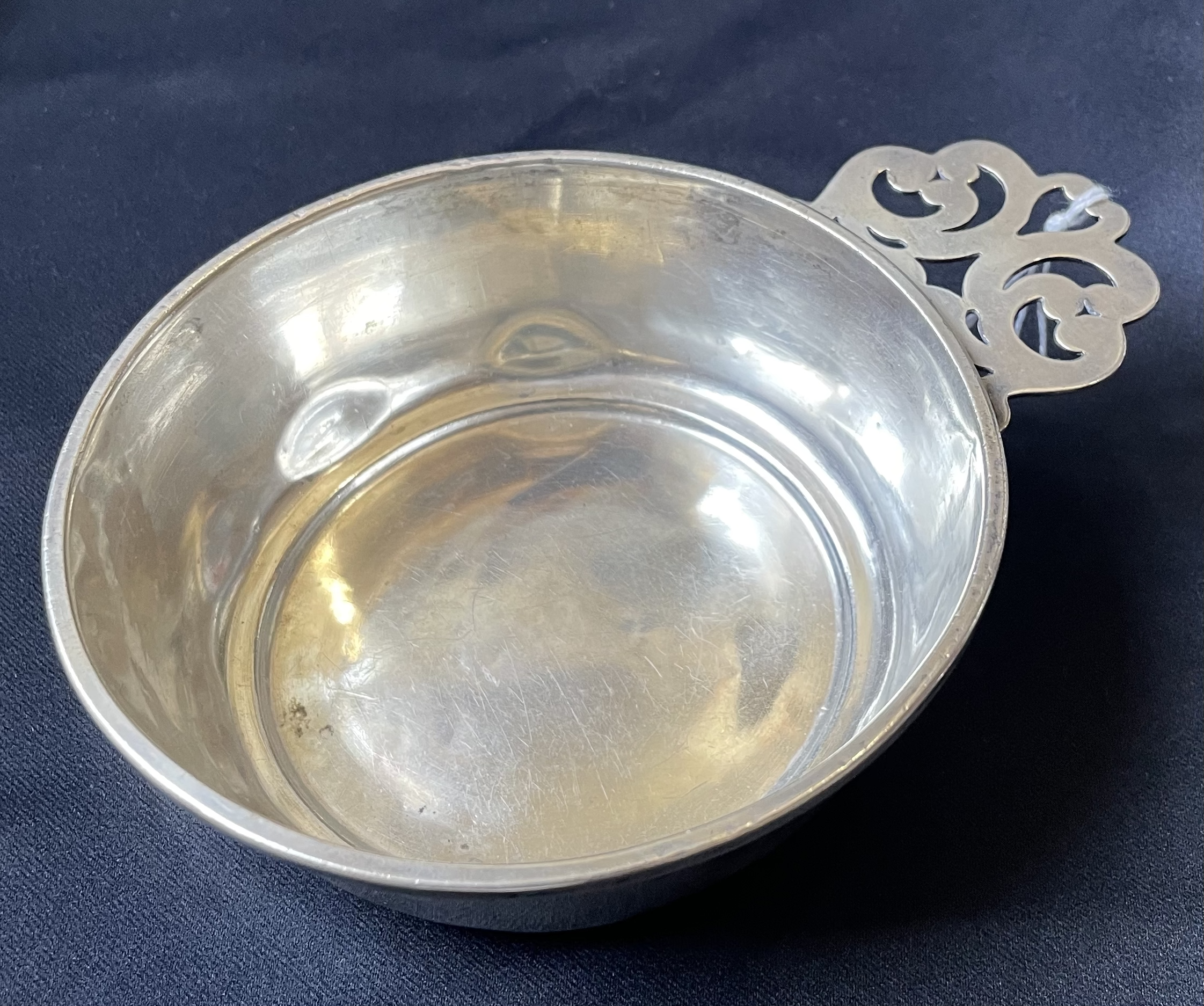 Early American Sterling Silver Porringer Hallmarked Sterling