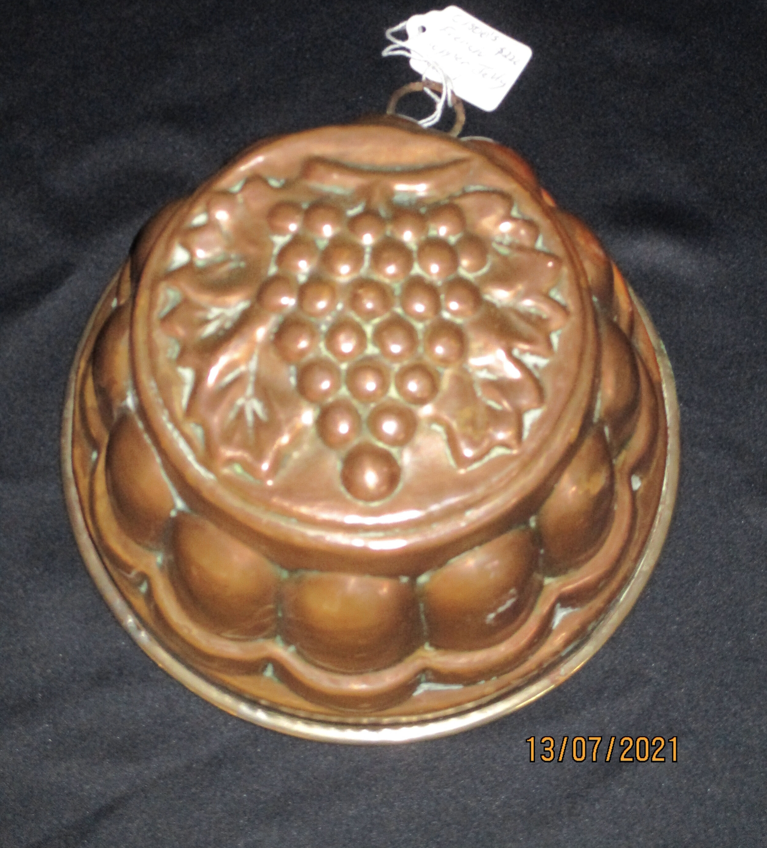 C1900's Copper Jelly Mould