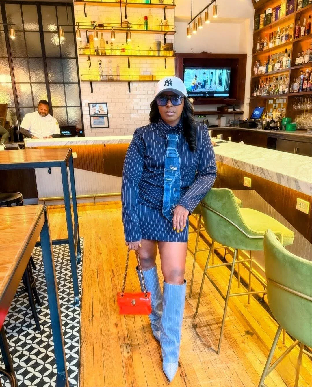 Luxe Custom Denim Tie