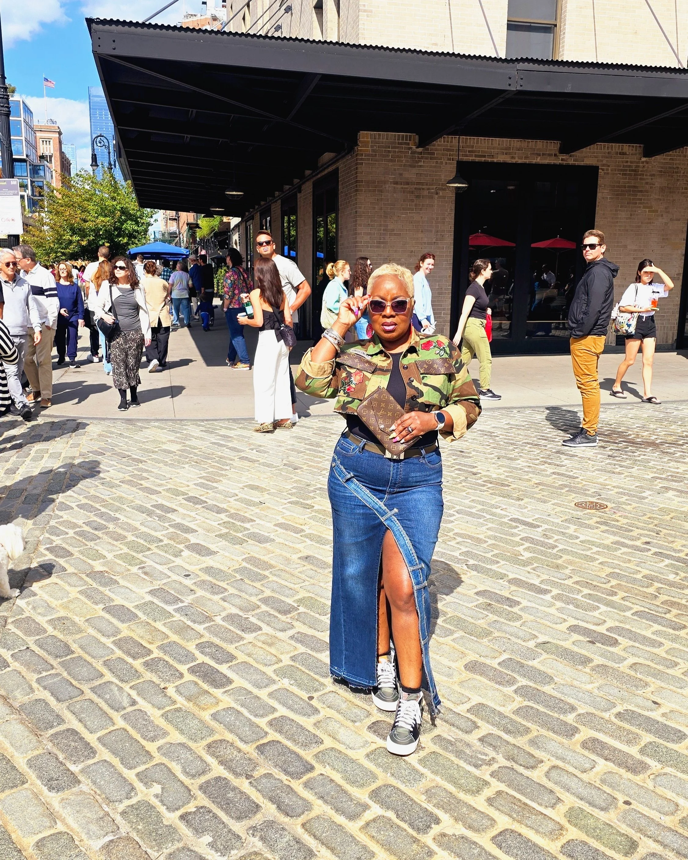 Luxe Camo Crop Jacket