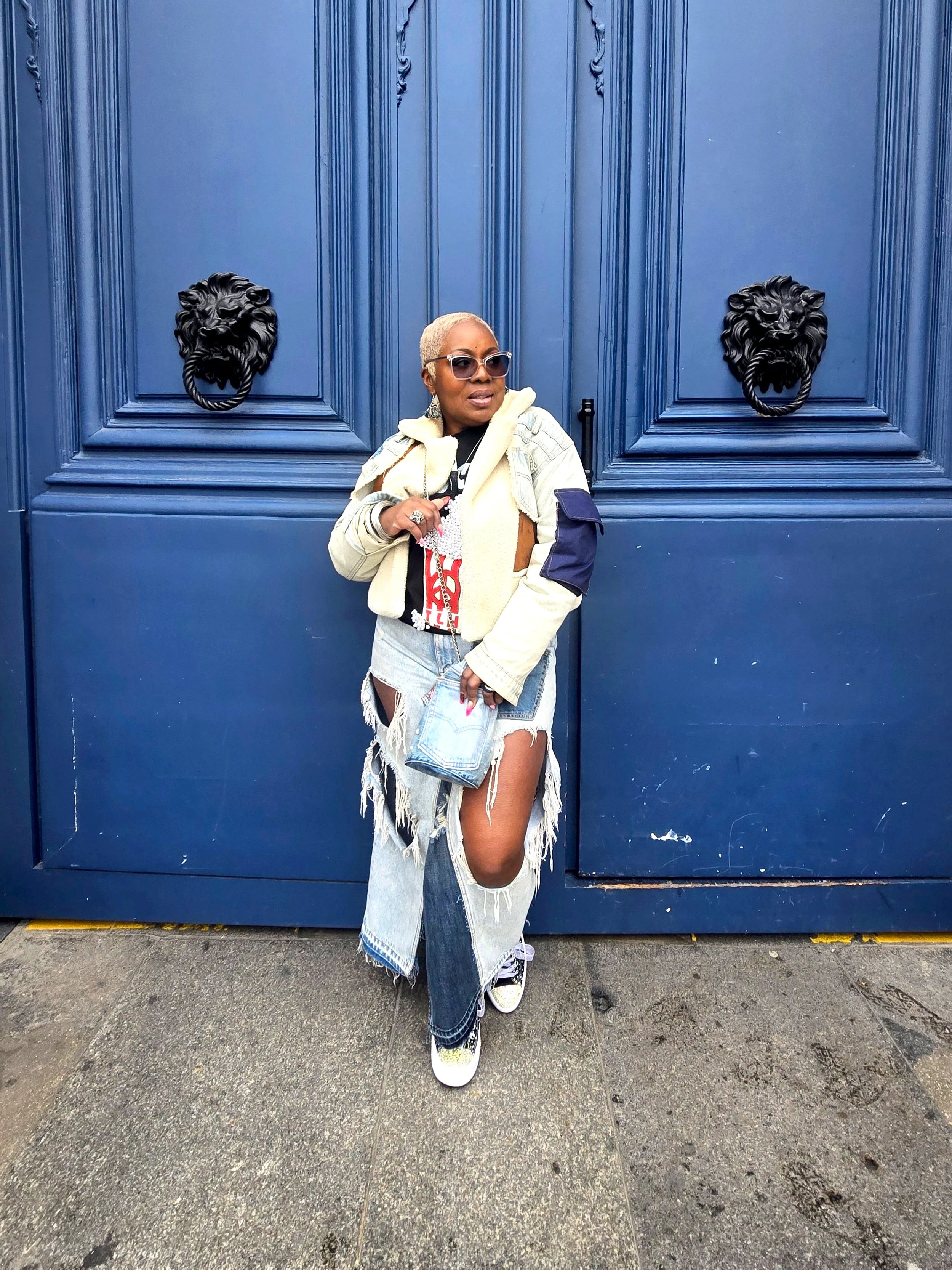 The Luxe Denim Maxi Skirt