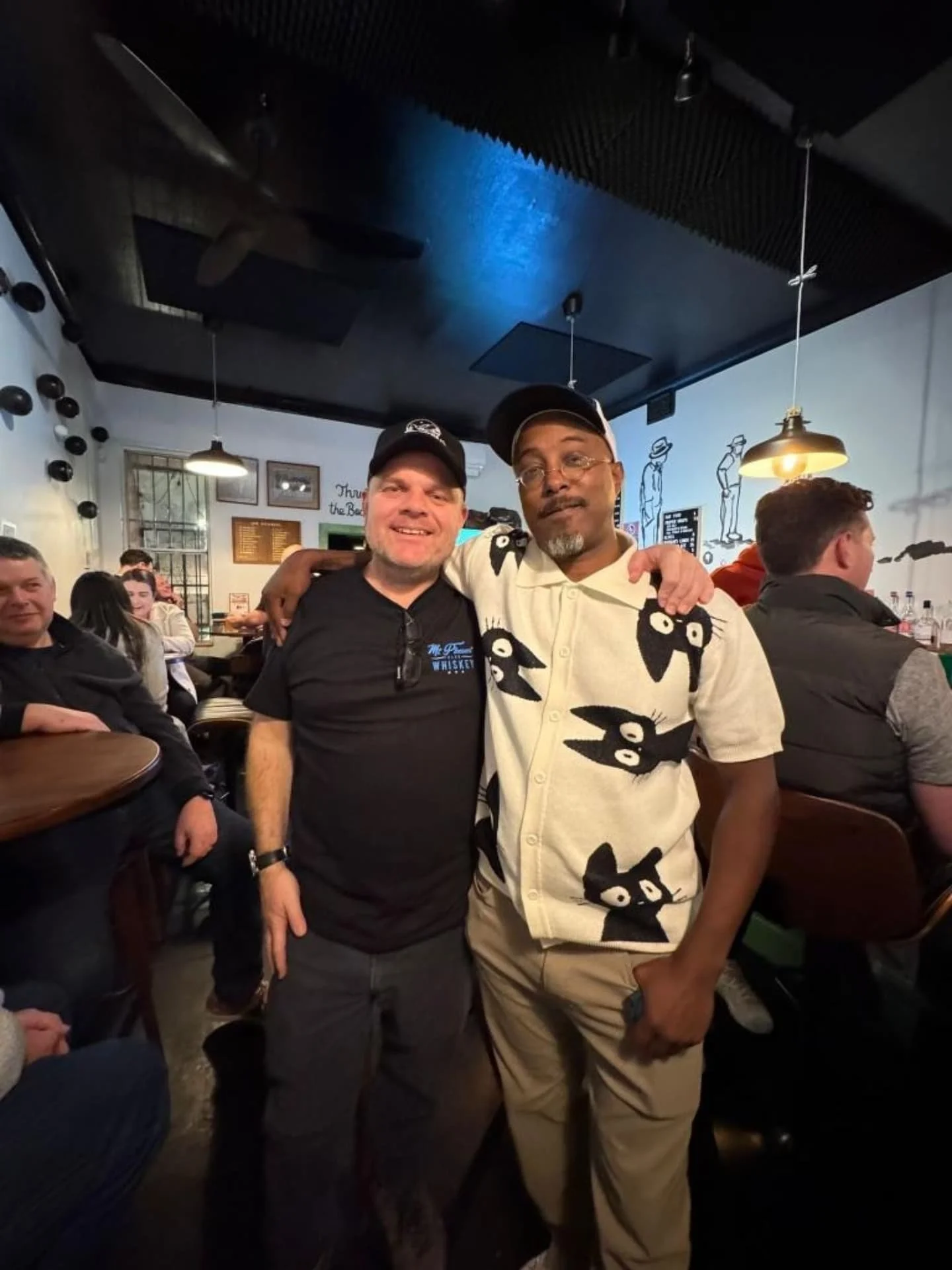 Snaps from Syndey! 📷 

🥃 1. Mt. P. Whiskey co-founder @troy.3636 with James from @hpbowlo...the man that made Fernhill Station Bourbon happen
🥃 2. Dimitri, the artist behind the beautiful label
🥃 3. James and the Mt Pleasant Club Whiskey spread f