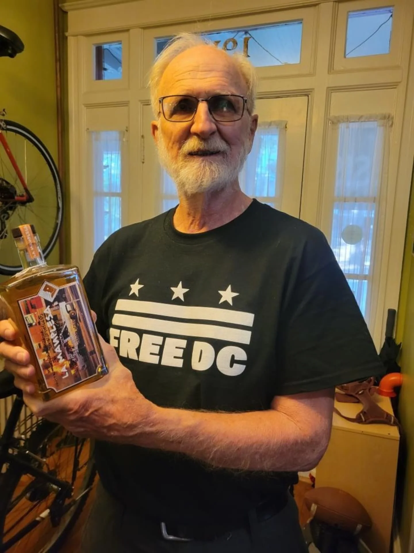 This is Rick. Rick is a photographer. Rick is also a longtime Washingtonian, and a neighbor here in Mt. Pleasant. In 1991, Rick took a picture of the Mt. Pleasant Riot&mdash;a picture that became the label of our La Manplesa agave spirit. Today, Rick