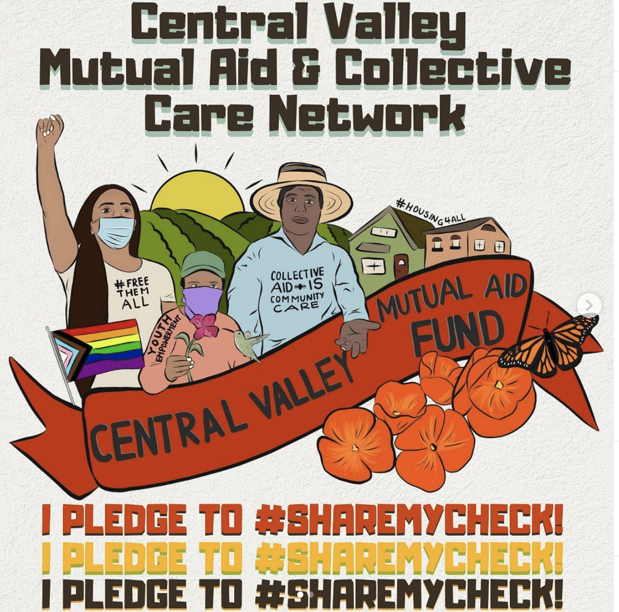 🌱 Meeting this moment with boldness and care is how we move forward. This might mean #SharingMyCheck, leaving a public comment on an item impacting many in your community, or checking up a neighbor. ⁣⁣⁣
⁣⁣⁣
It is our duty to ensure our neighbors hav