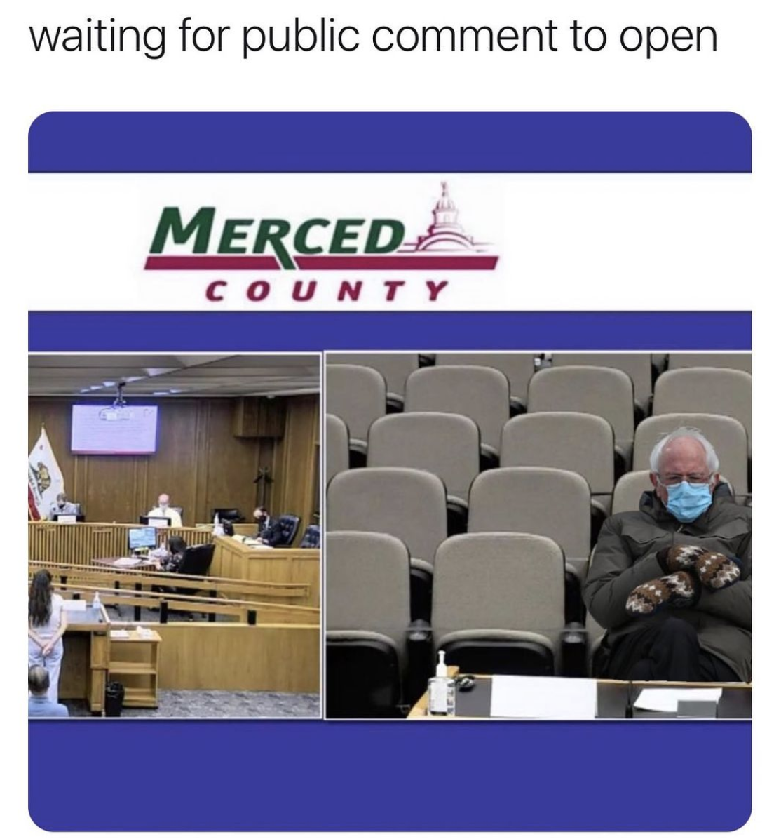 where else have you seen Bernie in the Central Valley? 👀 drop it below 👇🏽