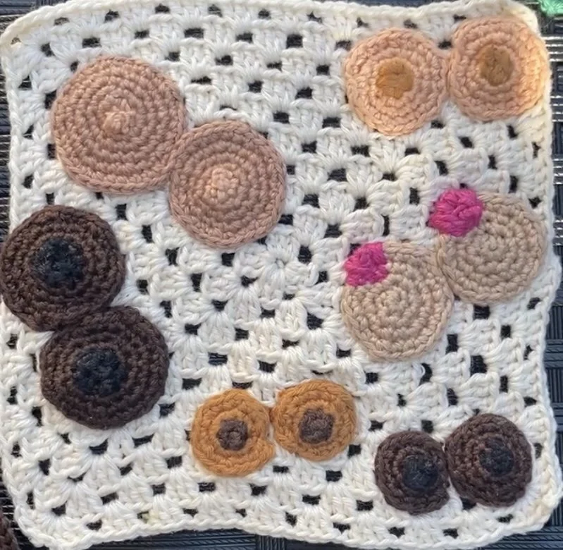 Crocheted breasts