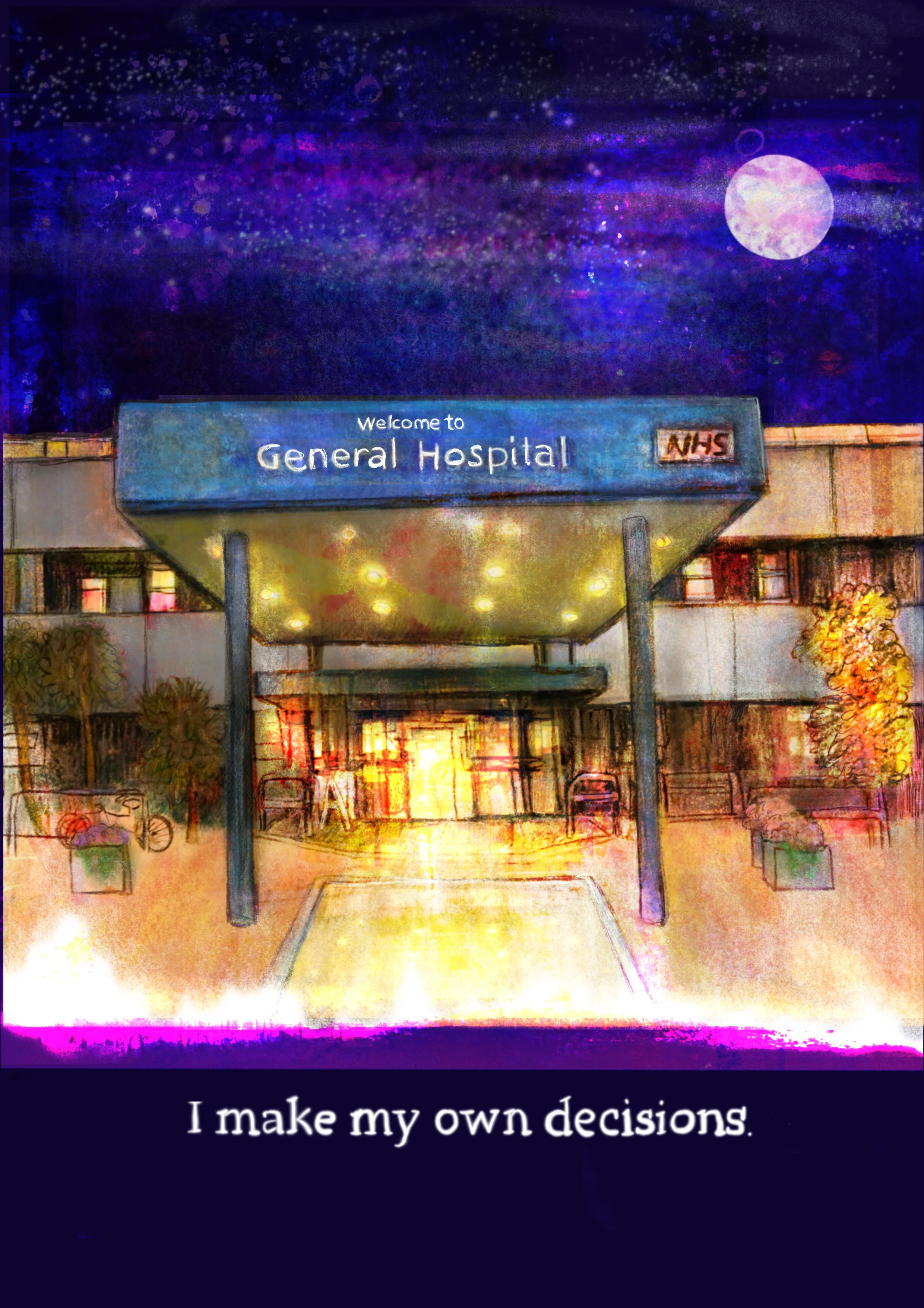 Illustration of a hospital
