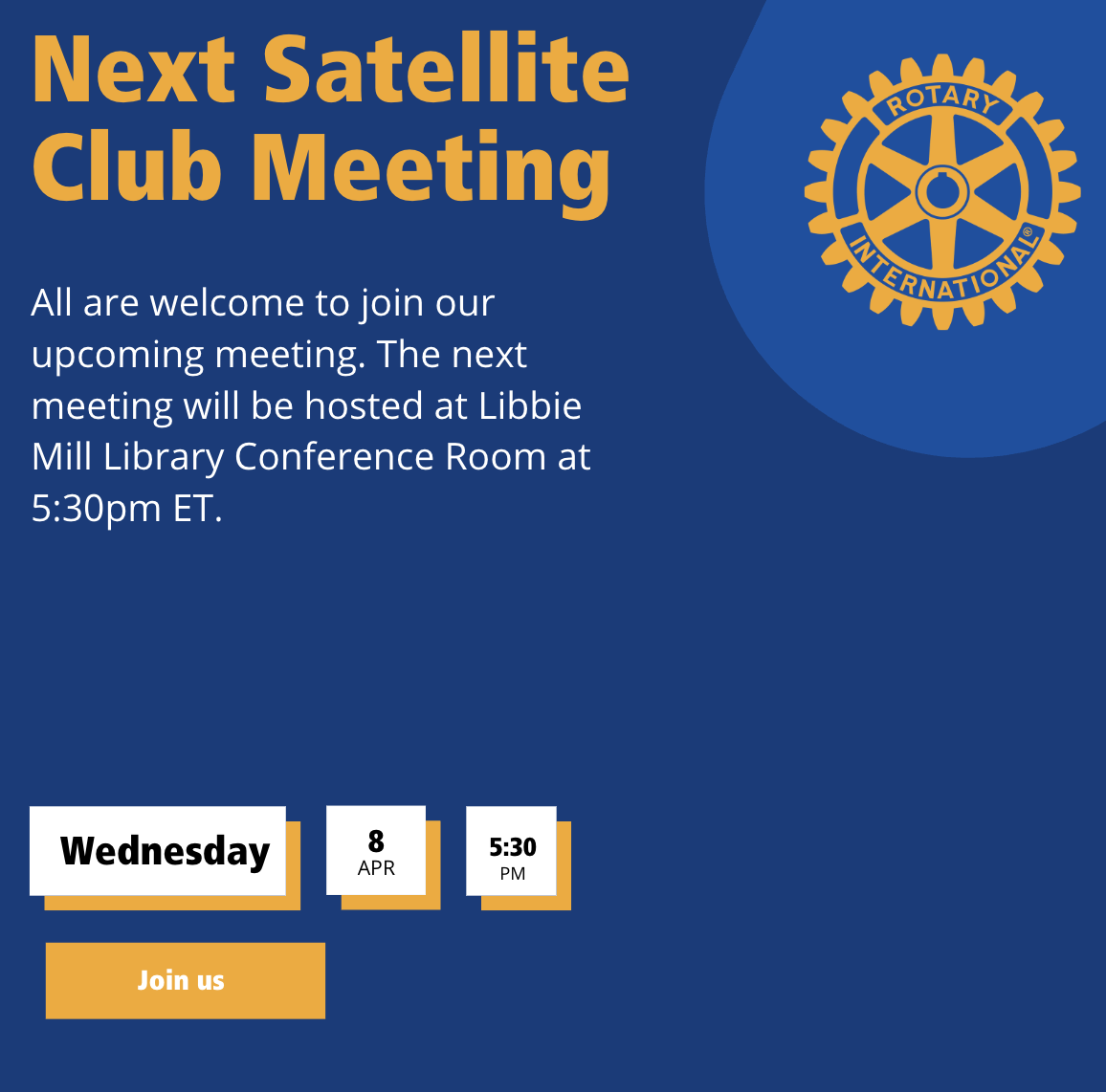 Our Next Satellite Club Meeting 