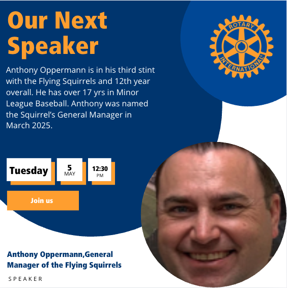 Our Next Speaker