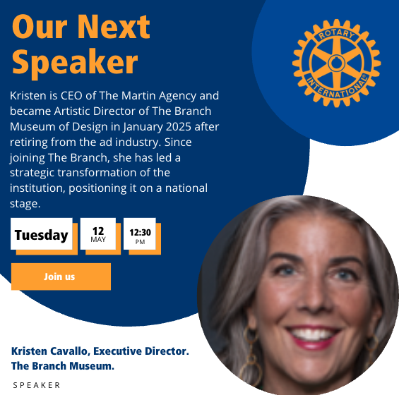 Our Next Speaker 