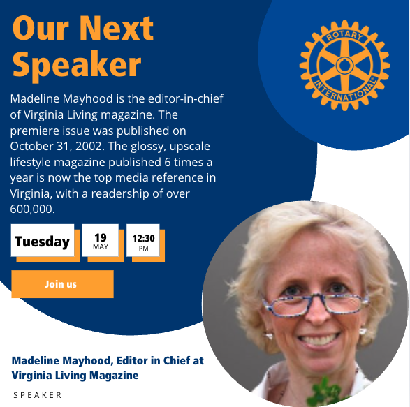 Our Next Speaker