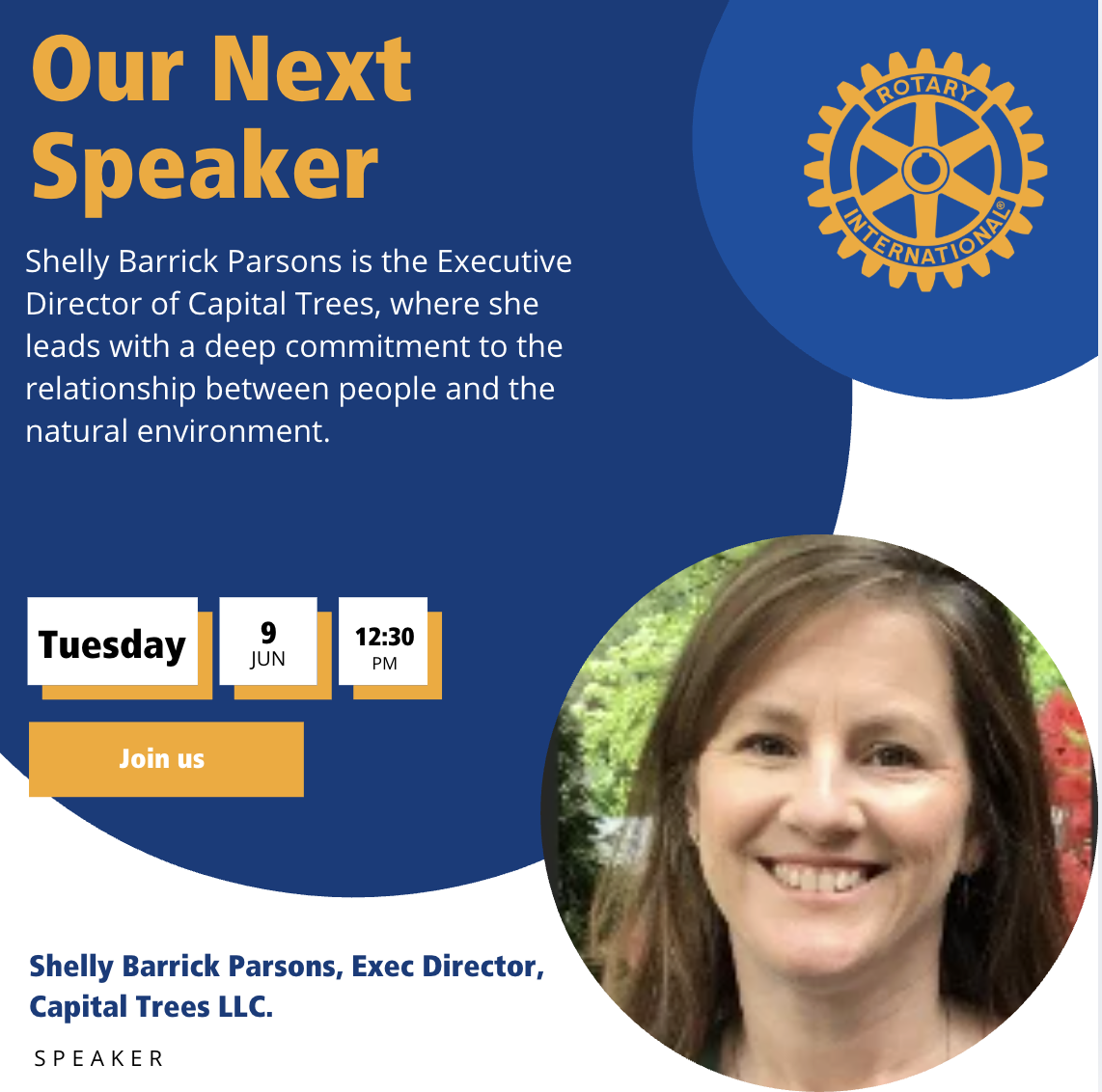 Our Next Speaker 