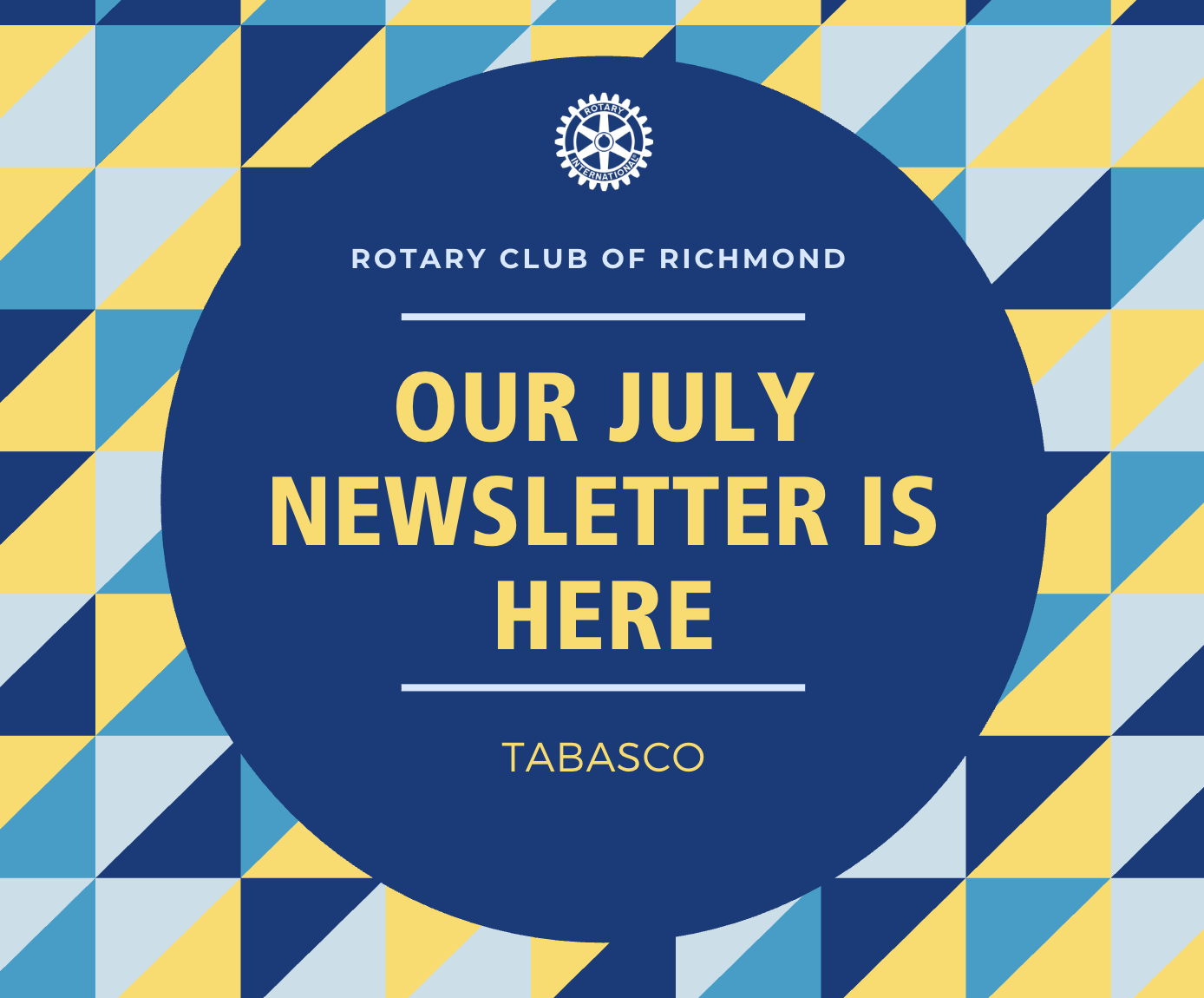 July 2026 Tabasco Newsletter