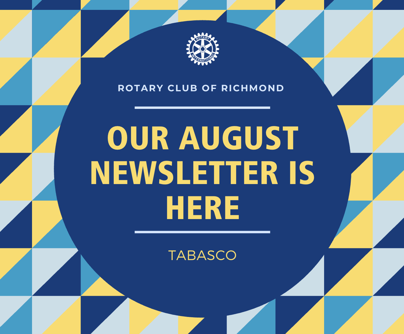 August 2026 Tabasco Newsletter 