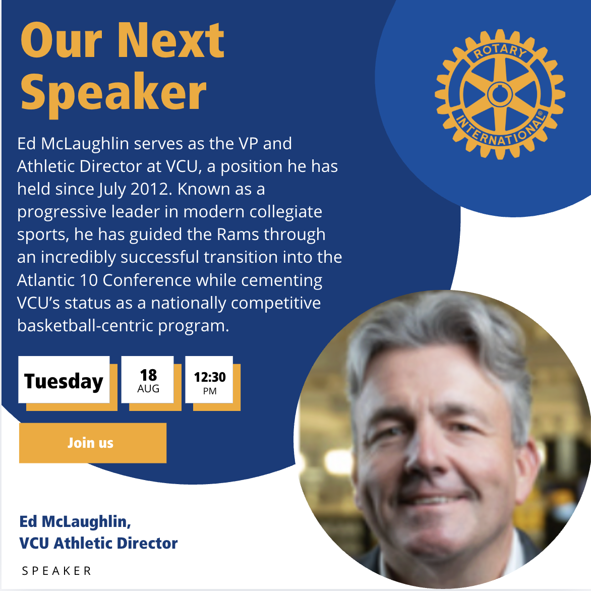 Our Next Speaker 