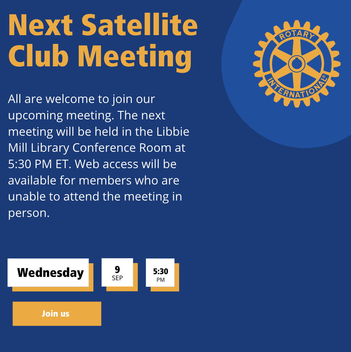 Our Next Satellite Club Meeting 