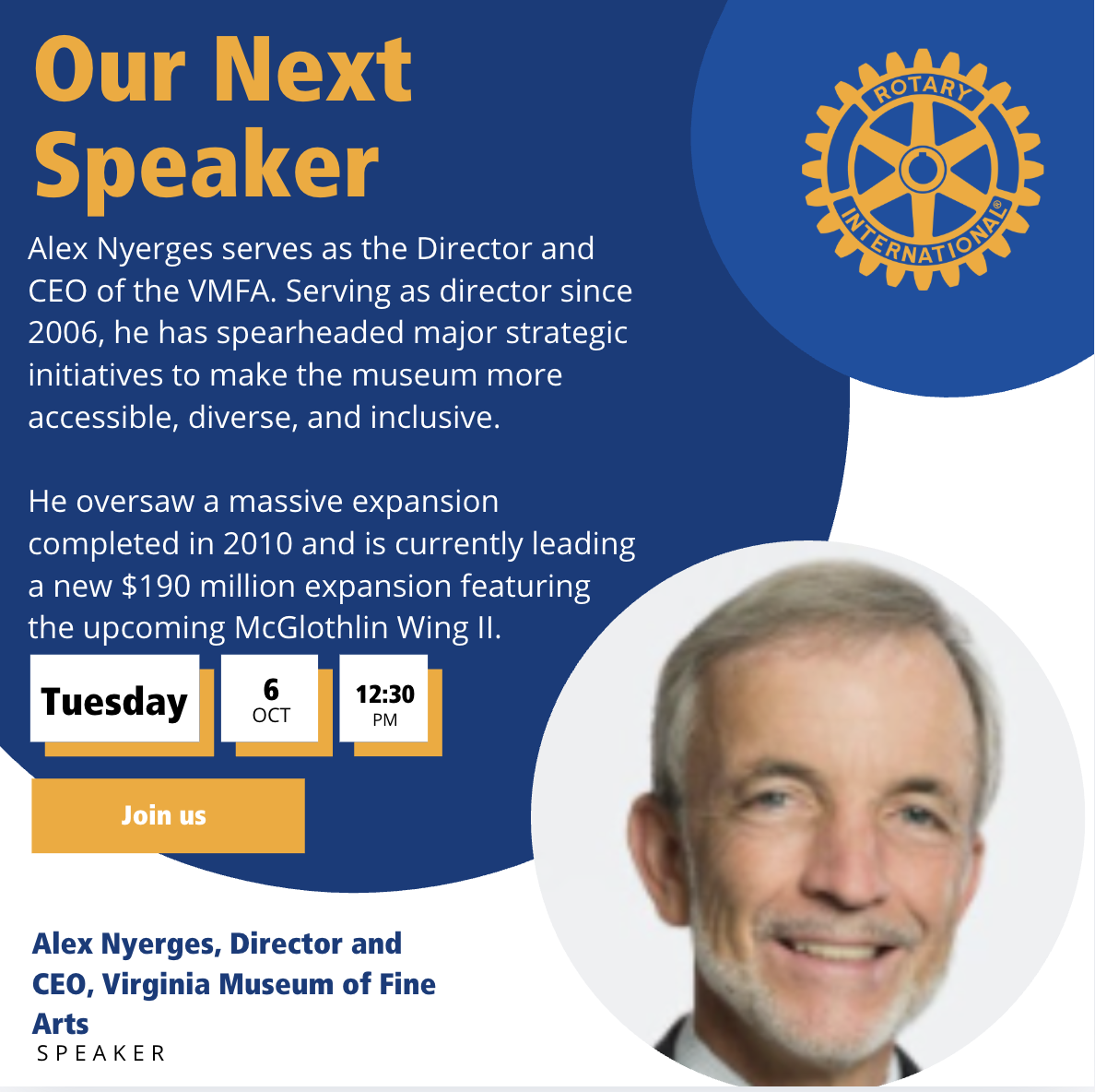 Our Next Speaker 