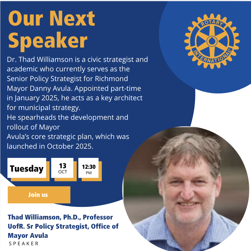 Our Next Speaker