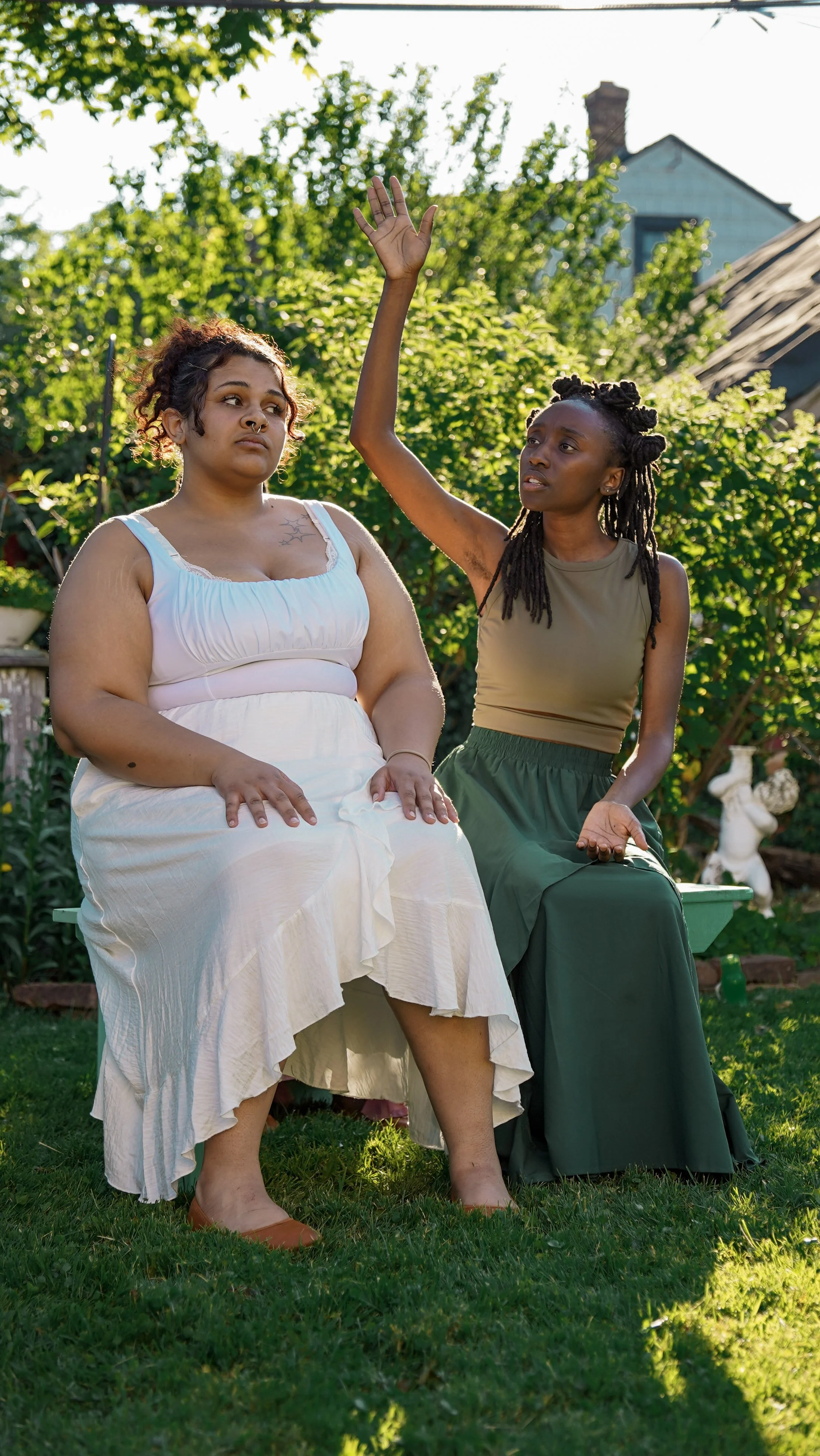 Arianna Morris and Nathania Ivey in "Yalla Bitch" 2026 Photo: Vivid Frames Media