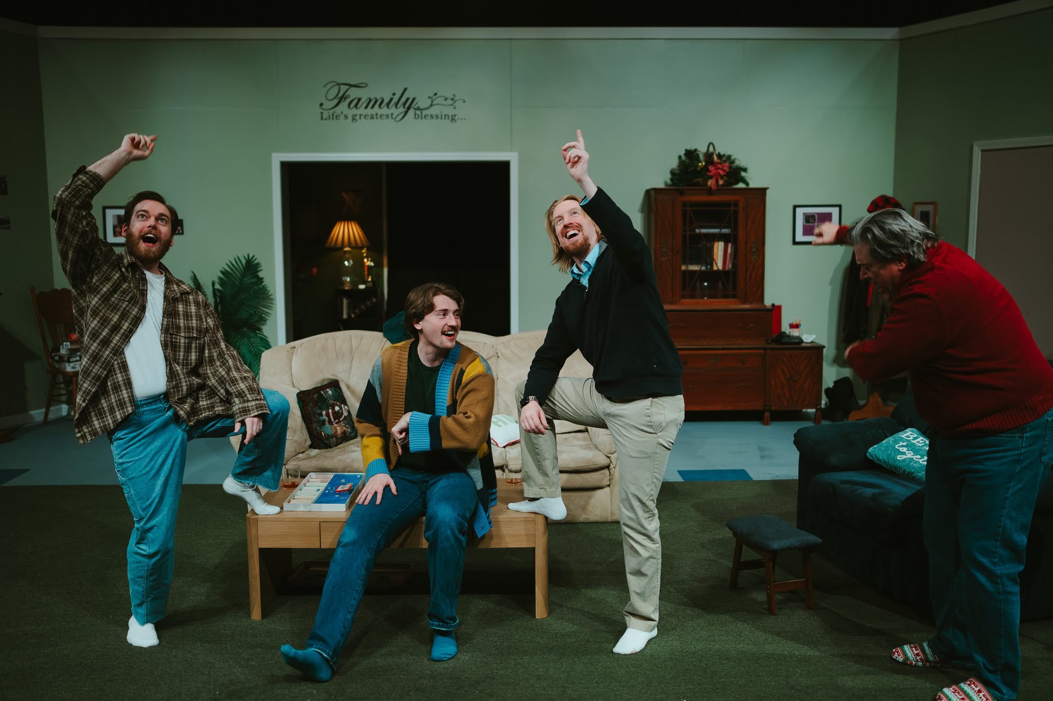 The cast of 
"Straight White Men" 2025 Photo: Yungpainkiller