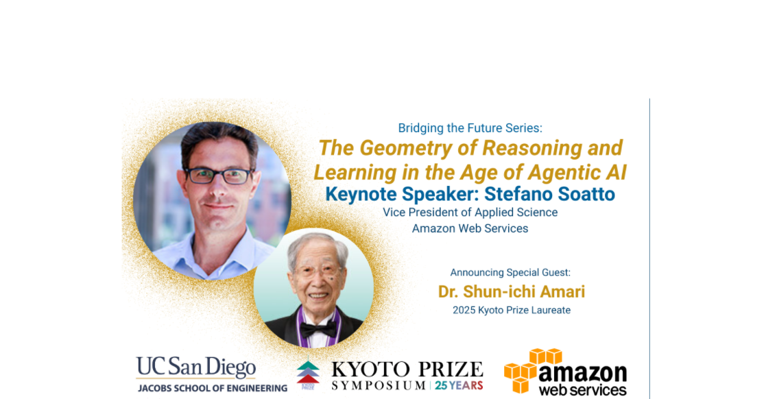 Bridging the Future Series with Stefano Soatto and Shun-ichi Amari