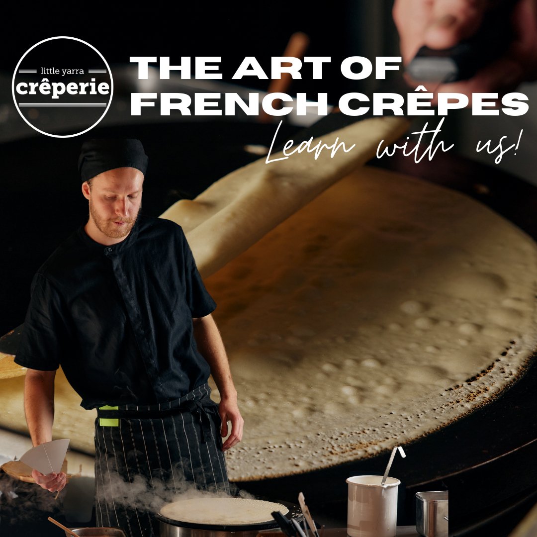 🎉✨ Calling all foodies and aspiring cr&ecirc;pe maestros! ✨🎉⁠
⁠
Join us on Saturday 7th December from 3-6pm for an immersive cr&ecirc;pe making workshop at our Thornbury warehouse. 🍴💫⁠
⁠
Led by expert cr&ecirc;piers, this hands-on workshop will t