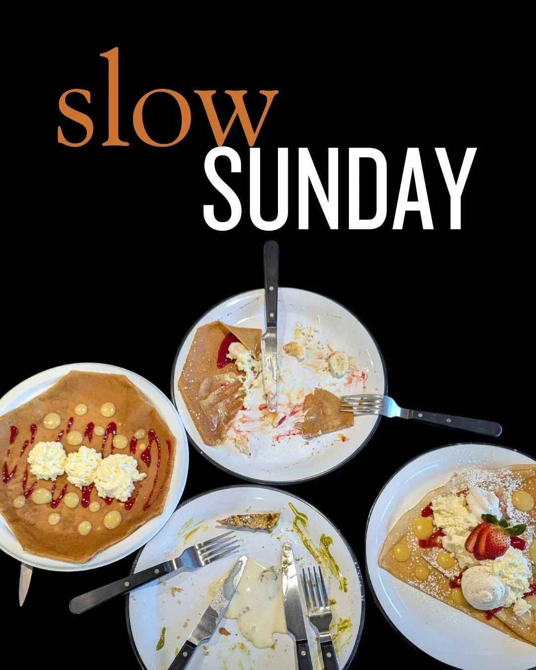 Sunday plans... sorted. ⁠
⁠
Swing by our Thornbury warehouse for buttery, made-to-order cr&ecirc;pes, beautiful coffee and a table that invites you to slow down. Sweet, savoury, coffee first&hellip; you choose.⁠
⁠
We&rsquo;re proudly family-friendly 