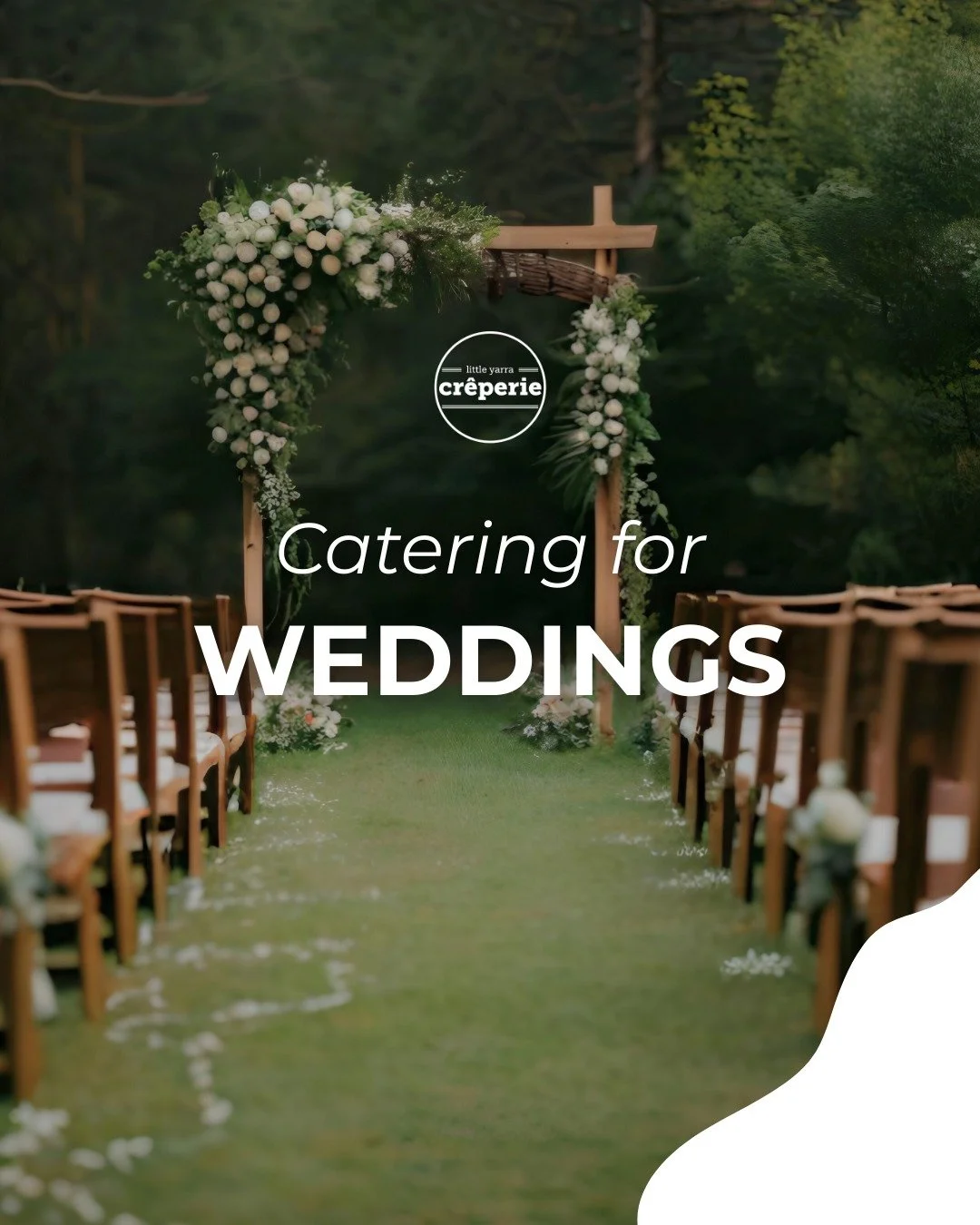 A wedding should feel joyful relaxed and unforgettable.

Our cr&ecirc;pe catering brings a touch of French charm to wedding celebrations with freshly made artisan cr&ecirc;pes served directly to your guests. The experience is interactive warm and bea