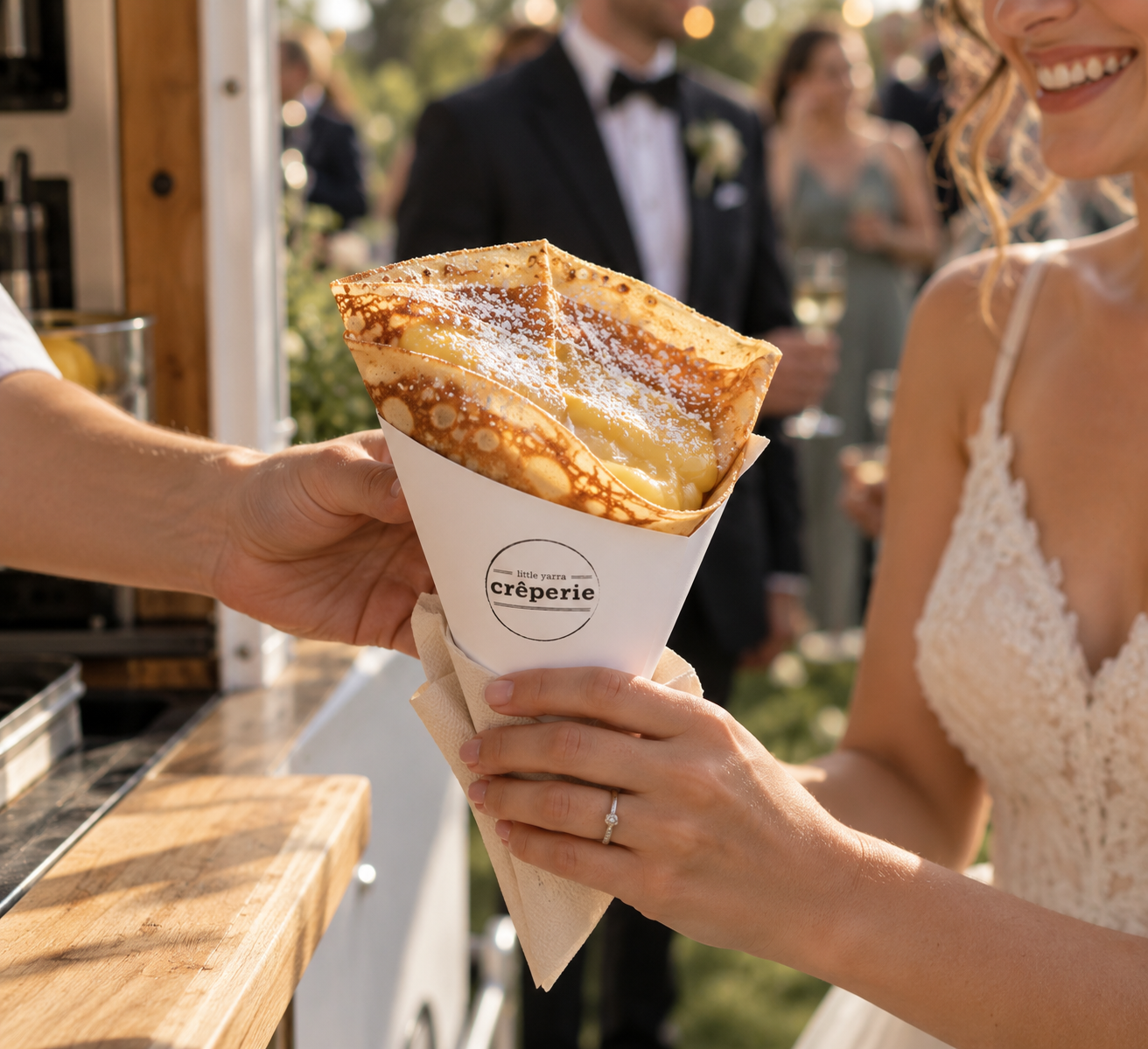 Lemon Curd Crepe at a Wedding Reception.png