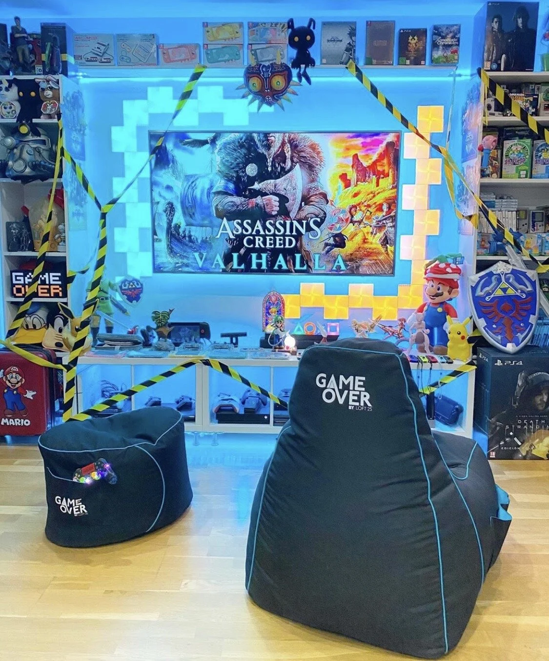 Bean Bags Game Over Loft 25 Game Over Game Room Bean Bags Gaming