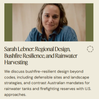 Land Language: Fire, Water, and Regional Design