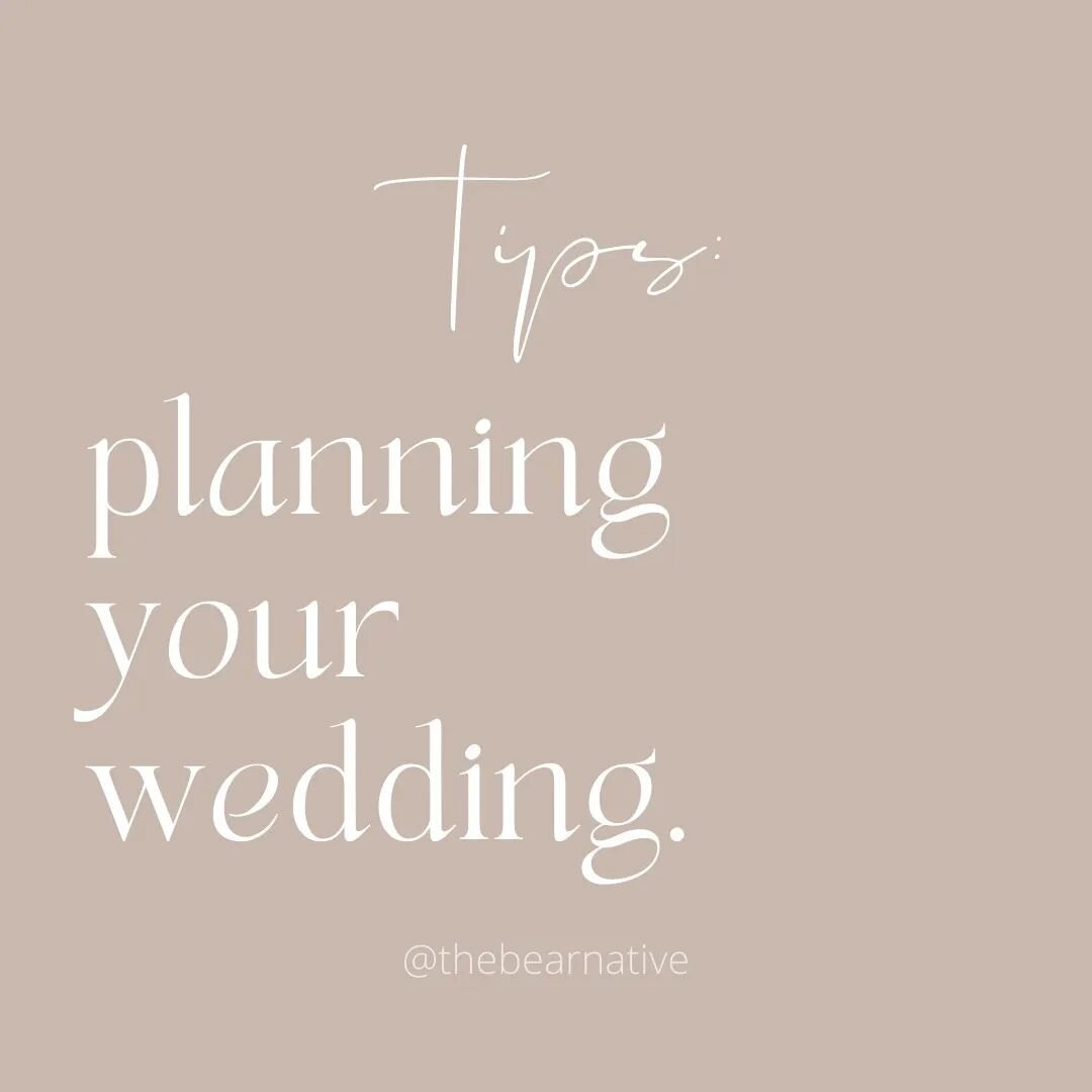 Planning your big day can be tricky, we're here to help! 🥰

Here's a few tips for 2022/23 couples planning their wedding 💫

🤍 Priorities! What's truely important to you? Sometimes less is more. 

🤍 Trust your vendors! Find the ones with the style