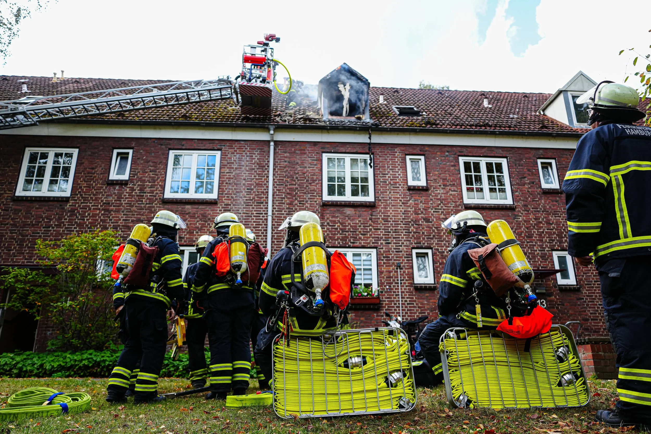 Wohnungsbrand in Hamburg-Tonndorf