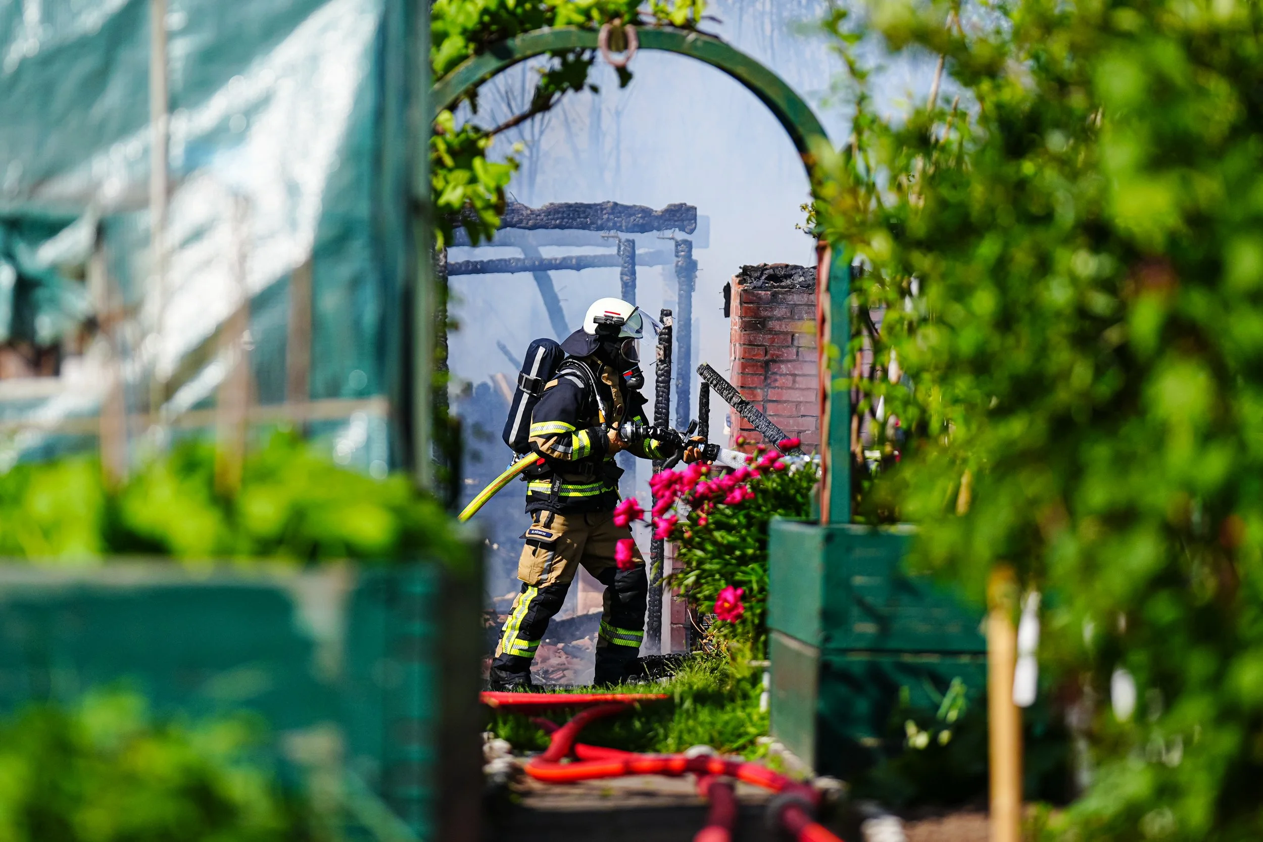Laubenbrand in Bargteheide