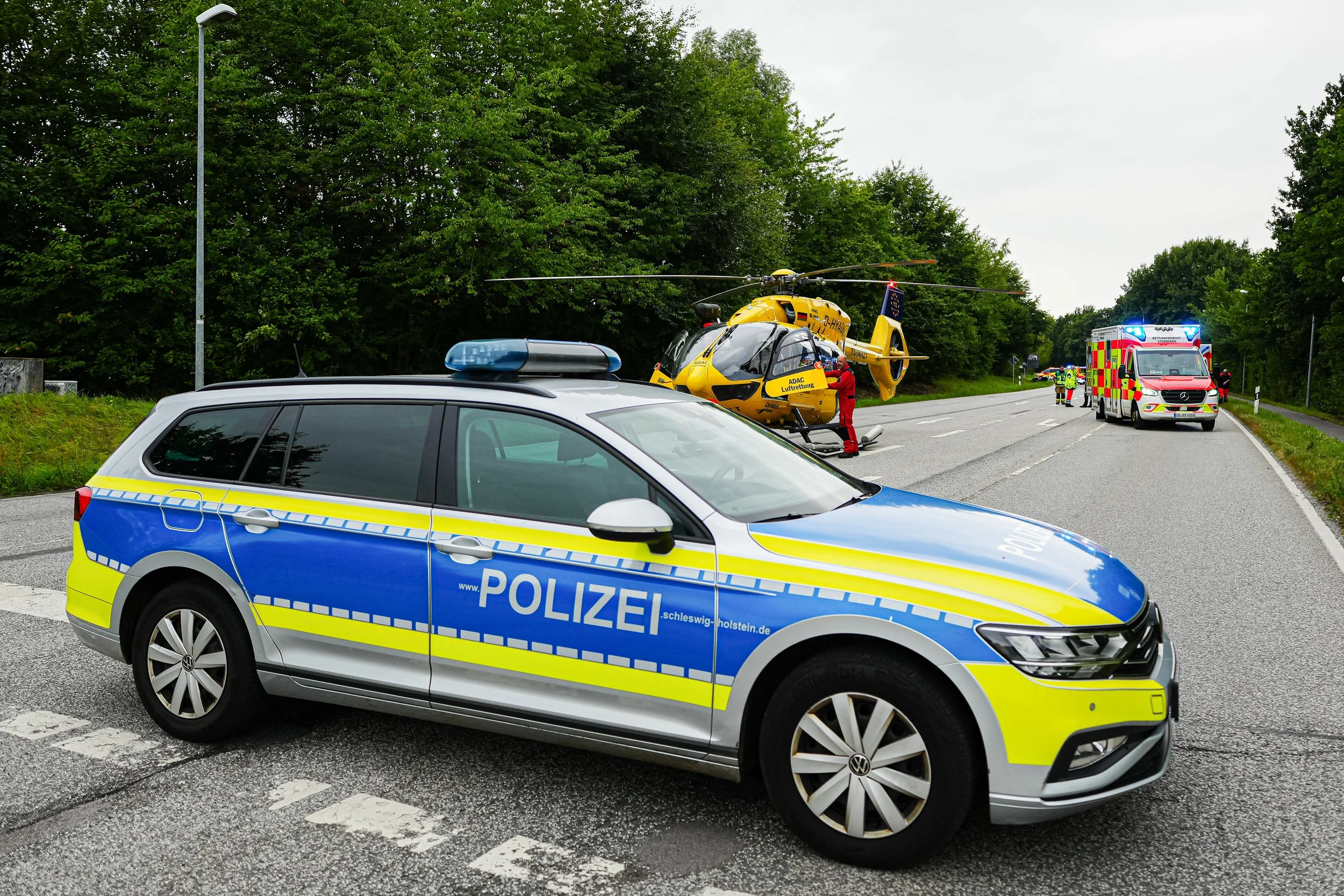 Motorradunfall in Ahrensburg