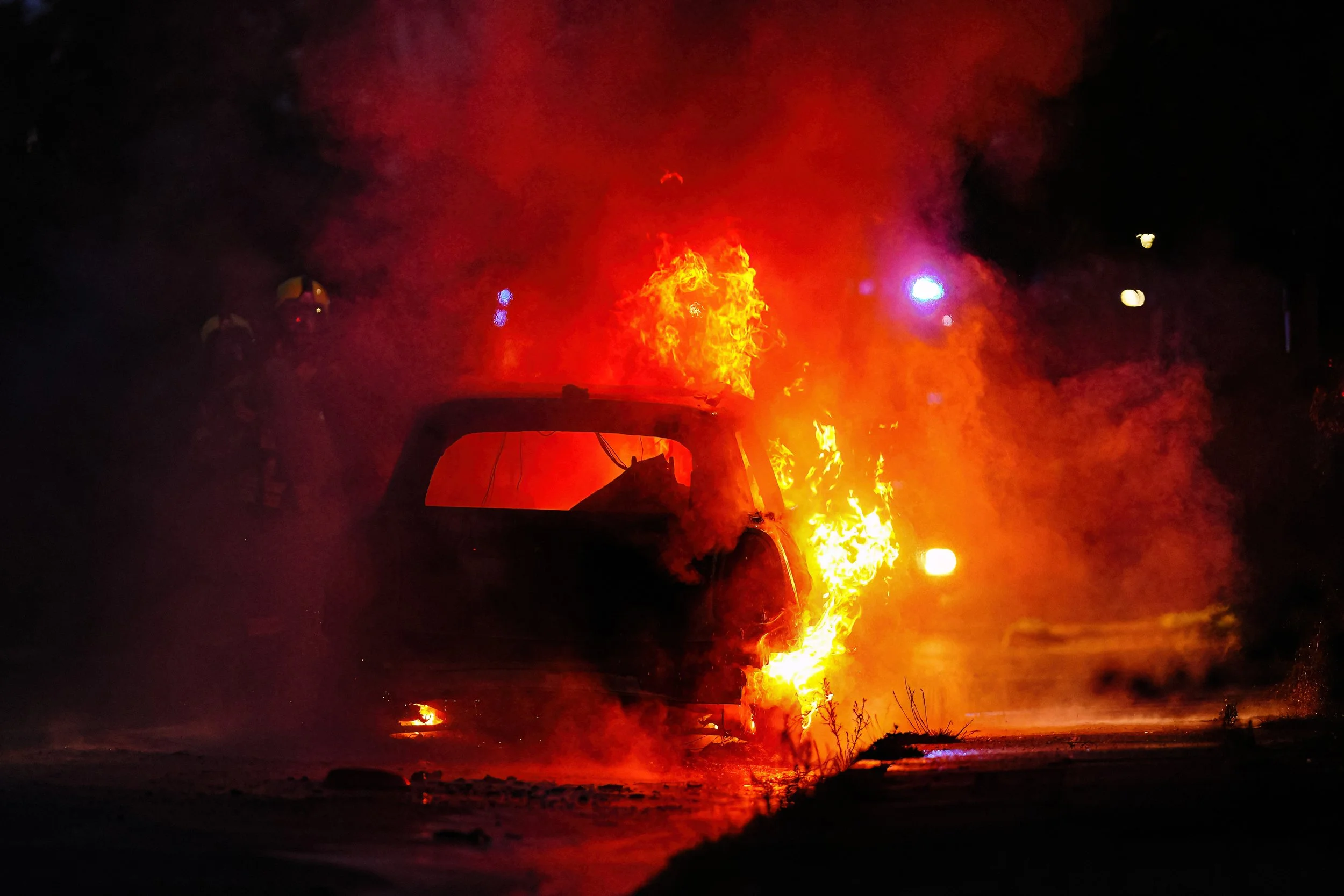 PKW-Brand in Ahrensburg