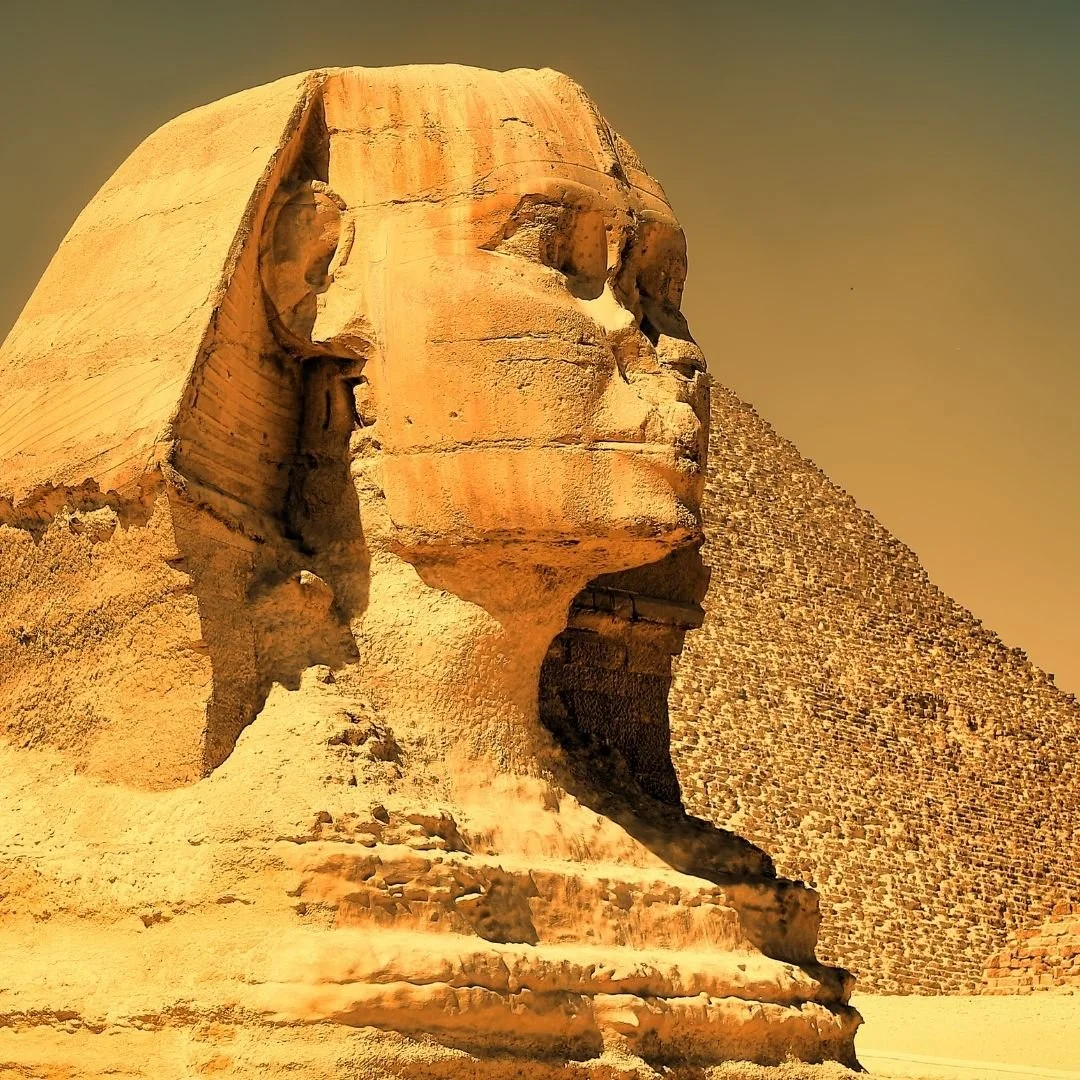 Sphinx of Giza in Golden Light