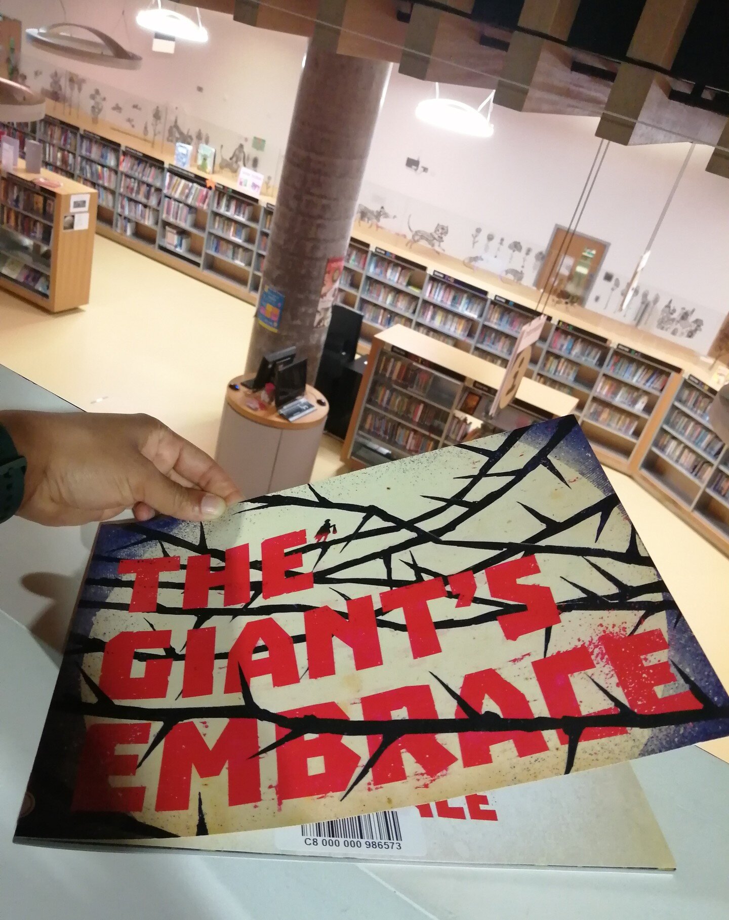 Big Brum's 'The Giant&rsquo;s Embrace&rsquo; is now in the Children's Library at the Library of Birmingham! It's been devised by Big Brum as a fairy-tale which asks children for their help to finish a story that explores the relationship between a yo