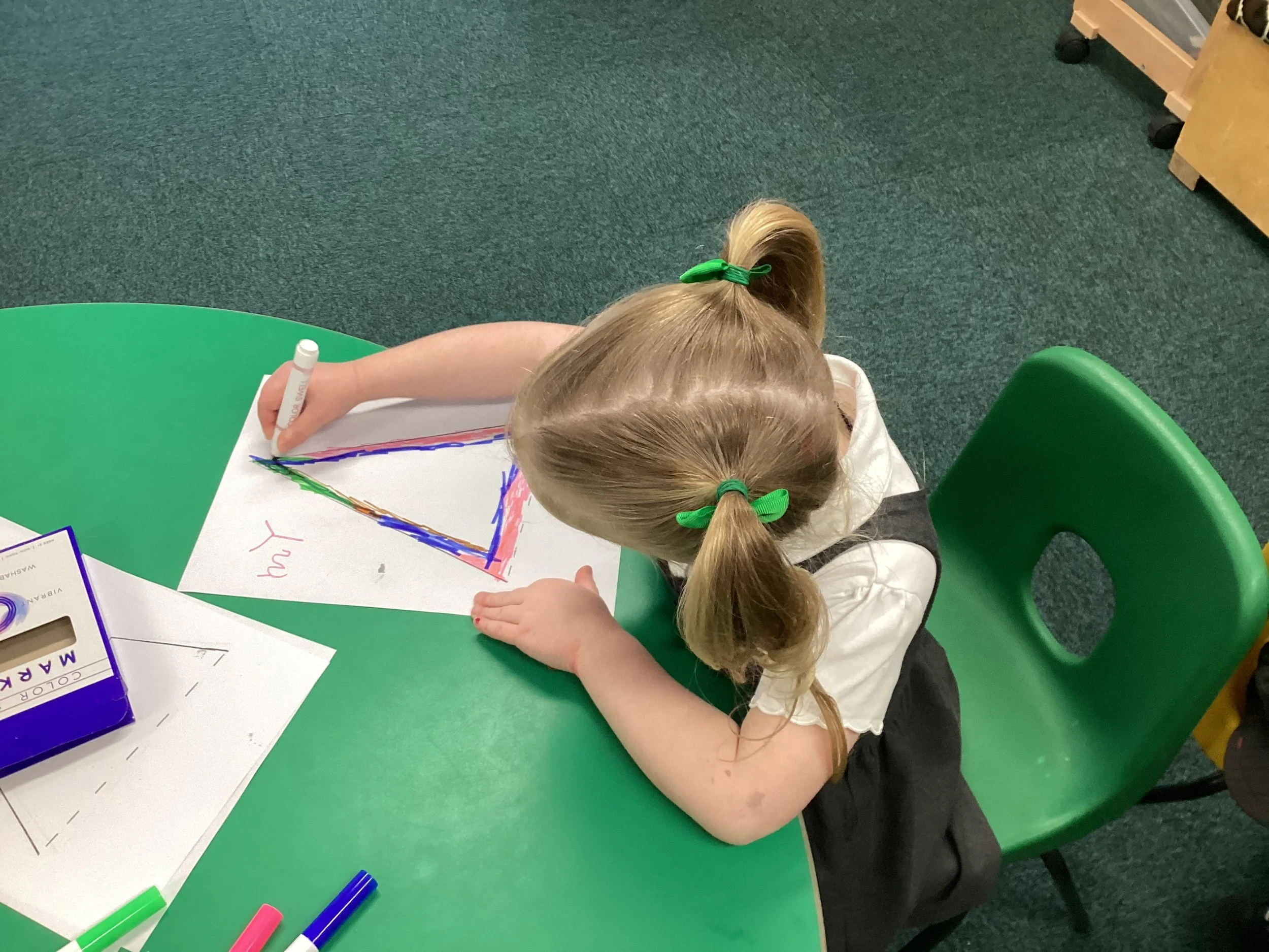 Making a stop and go flag