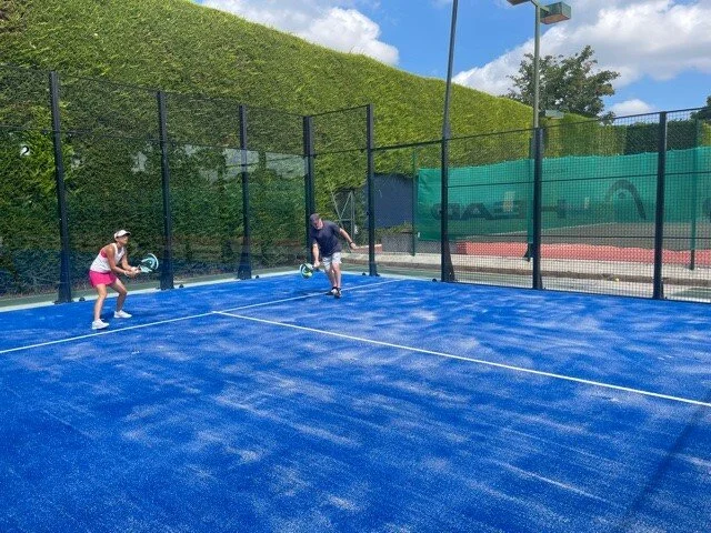 First Play on the New Padel Courts at OVSC!